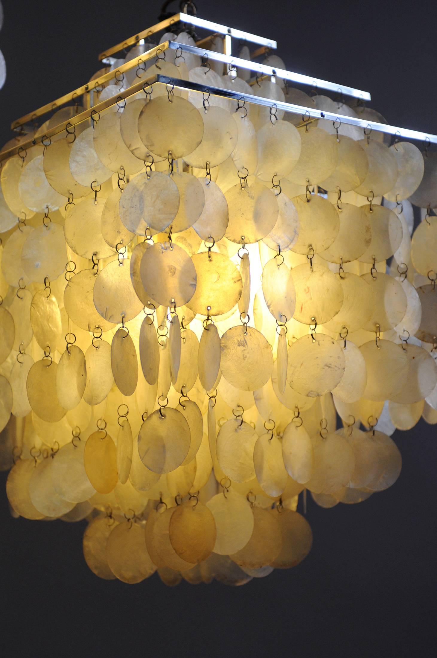 Fun Pendants by Verner Panton for Luber, 1964, Set of Two In Good Condition In Catonvielle, FR