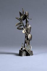 Scultura in acciaio inossidabile di Albert Feraud, 1970