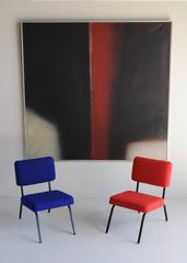 Claudio Olivieri, Diacromía, óleo sobre lienzo fechado en 1971