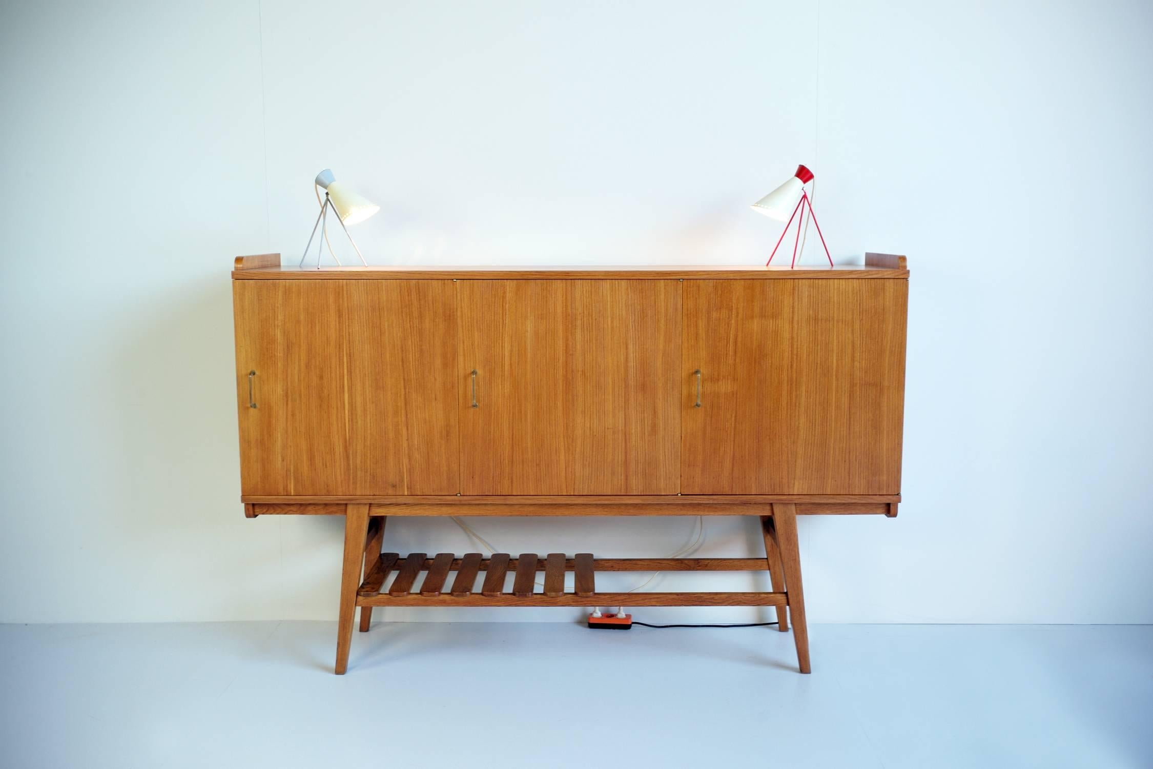 Mid-Century Modern Sideboard by Jean-René Caillette for Georges Charron, France 1950