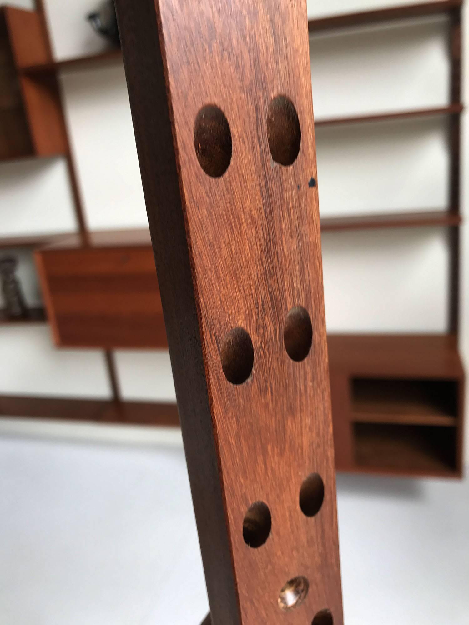 Danish Wall Bookcase by Poul Cadovius for Royal System, 1960s 3