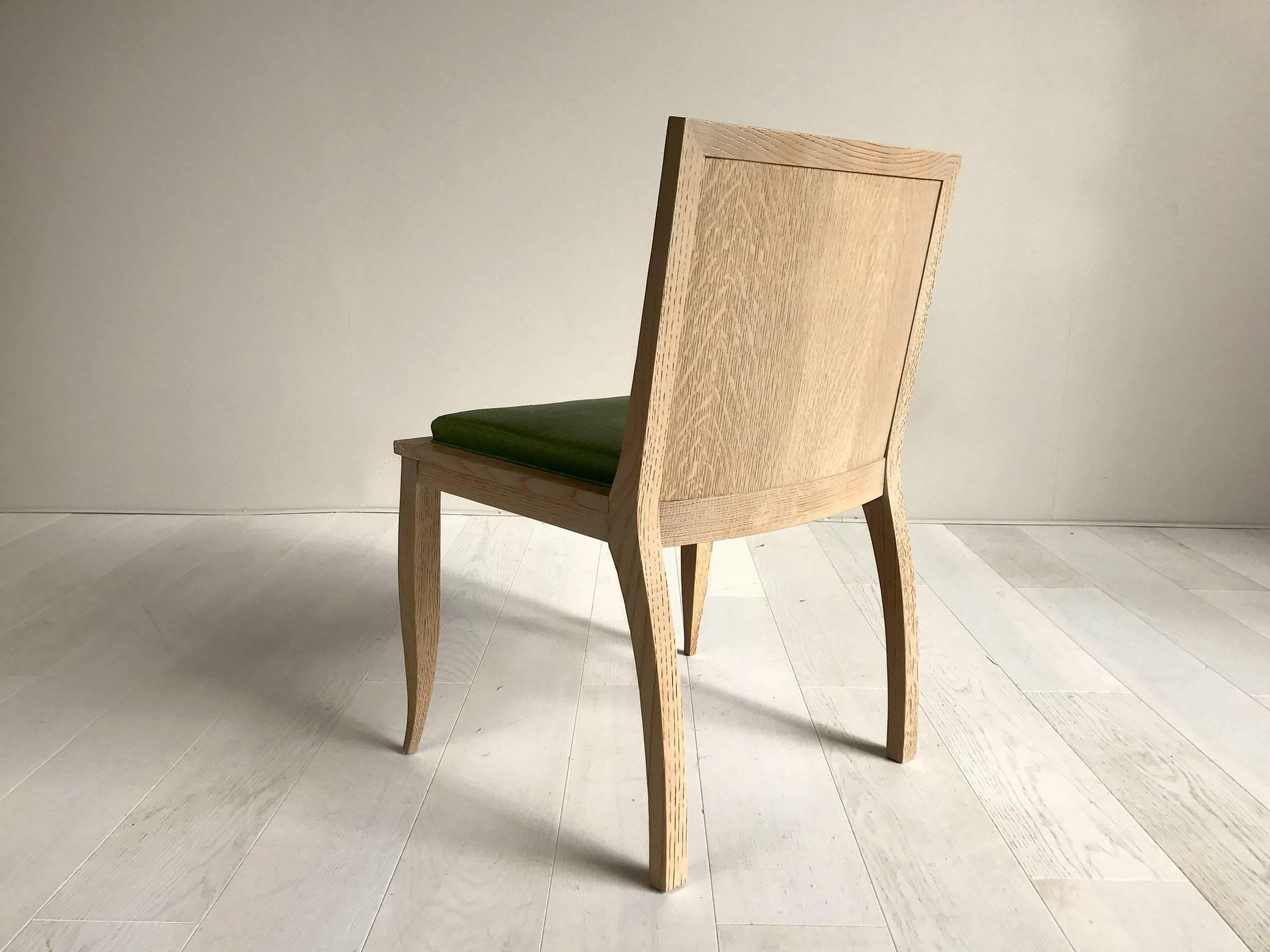 Philippe Delzers für Elitis, Paar Stühle, L'ange Bleu, Frankreich, 1998 (Moderne) im Angebot