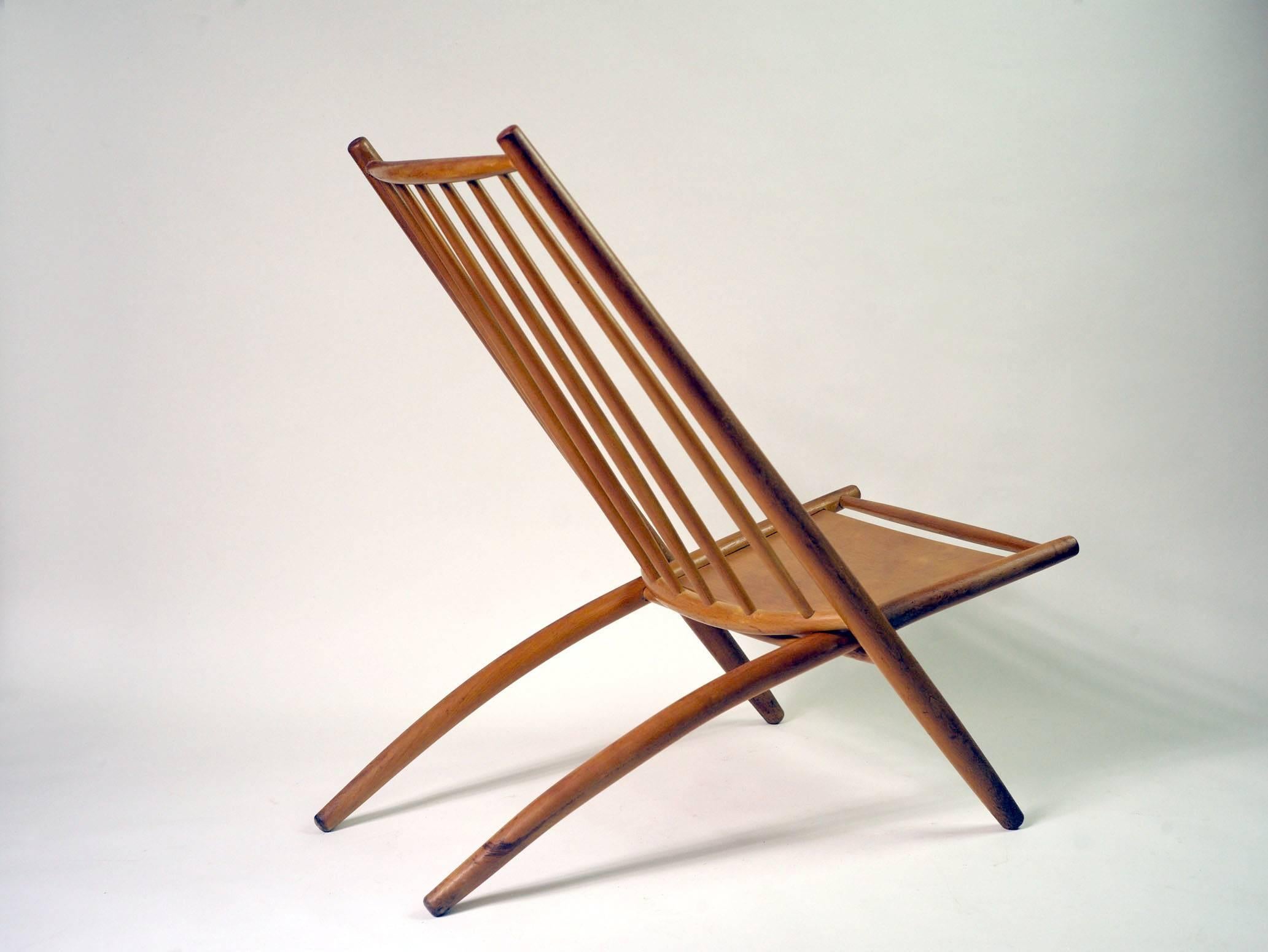 20th Century Swedish Beech Congo Chair by Alf Svensson for Bra Bohag/Haga Fors