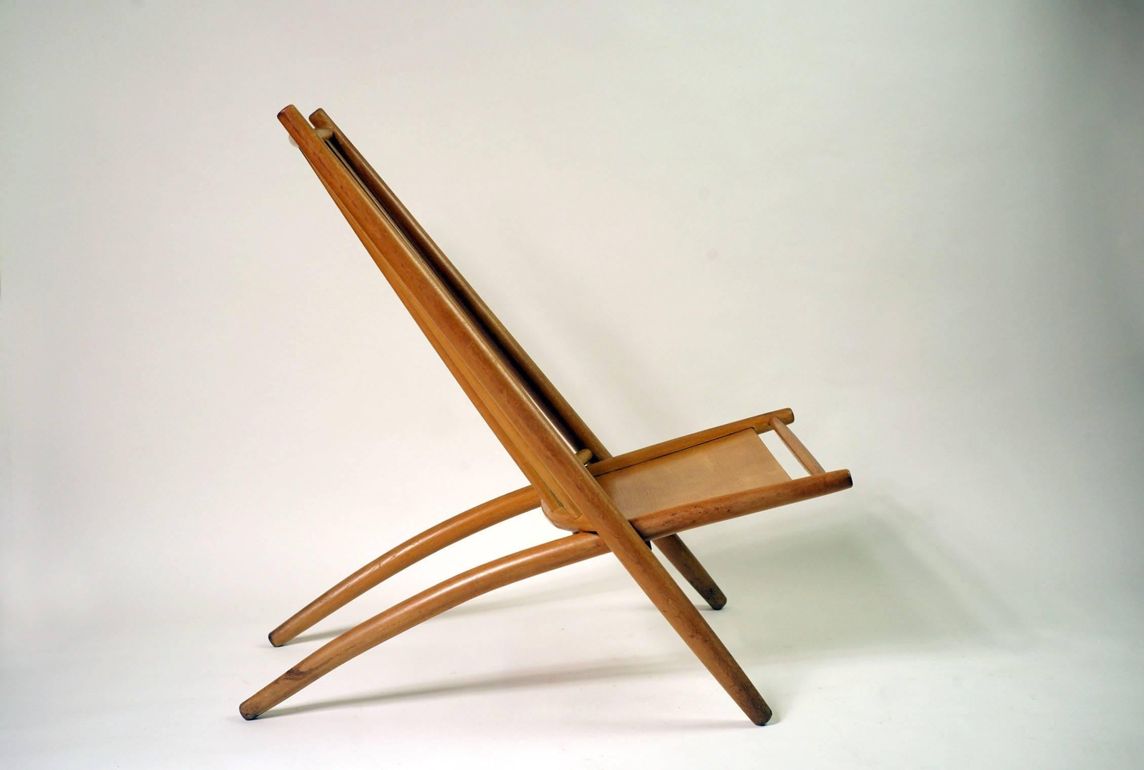 Swedish Beech Congo Chair by Alf Svensson for Bra Bohag/Haga Fors 1