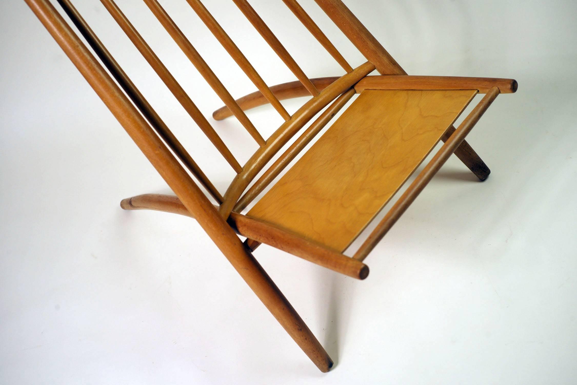 Swedish Beech Congo Chair by Alf Svensson for Bra Bohag/Haga Fors 3