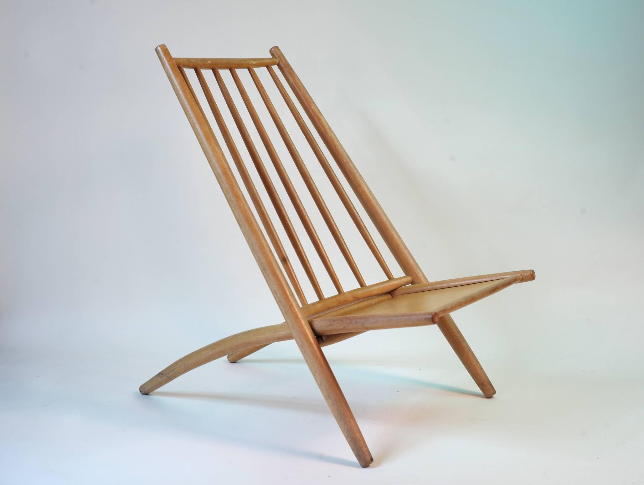 Swedish Beech Congo Chair by Alf Svensson for Bra Bohag/Haga Fors 4