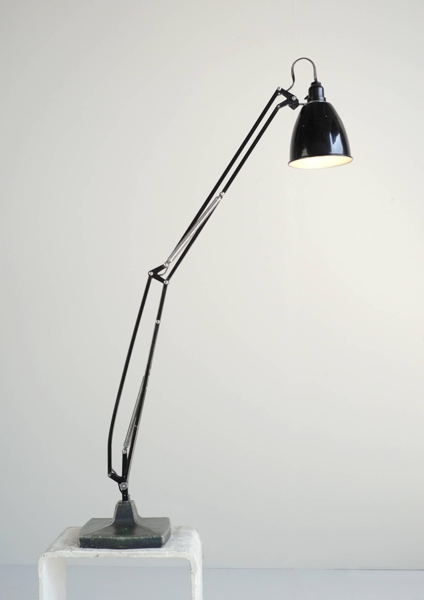 Metal Anglepoise Table Lamp by Georges Cawardine for Terry and Sons and Hermes