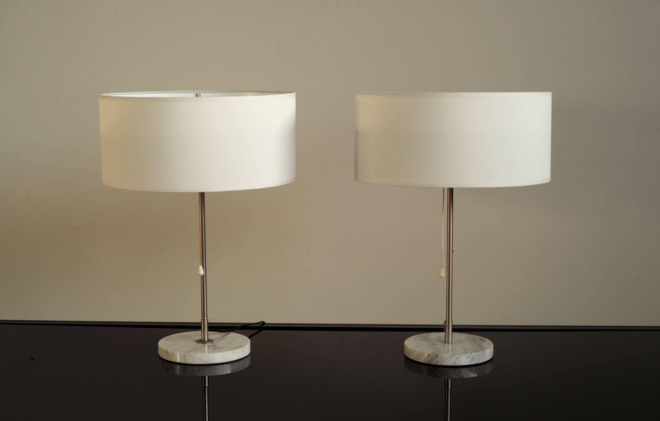 Alain Richard Pair of Lamps Edited by Pierre Disderot, France, 1960 2