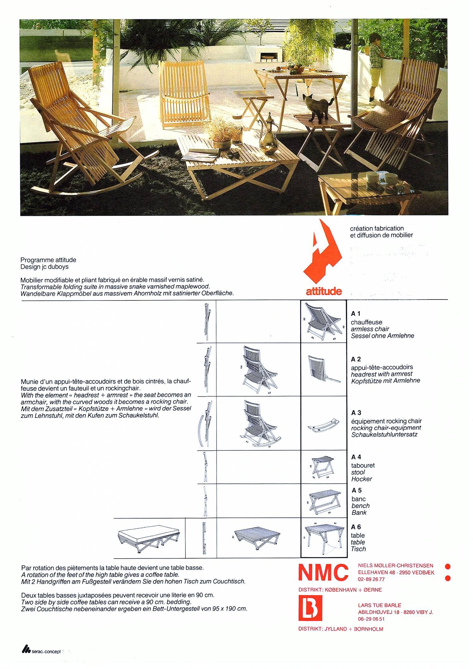 Tisch aus A6-Ahornholz im Stil von Jean-Claude Duboys, Frankreich, 1980 im Angebot 4