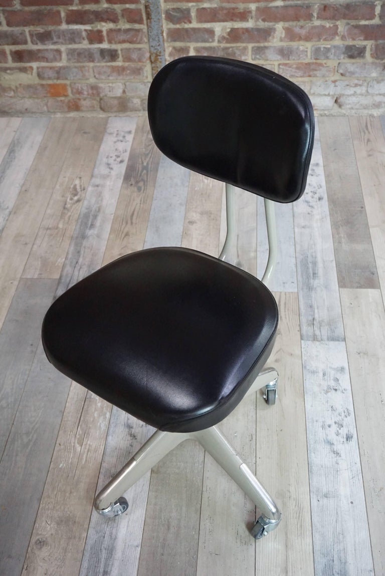 Swivel and Adjustable Office Chair by Okamura, Japan, 1971 at