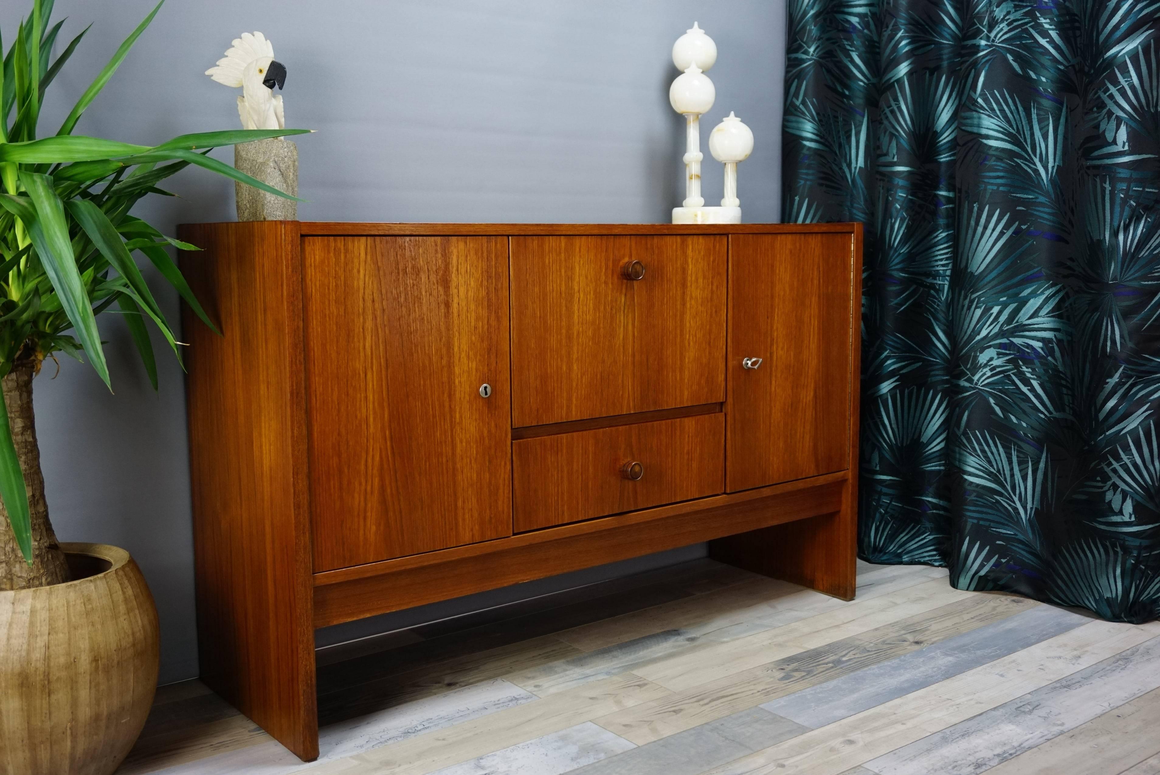 Teak Storage Cabinet or Sideboard of the 1950s 2