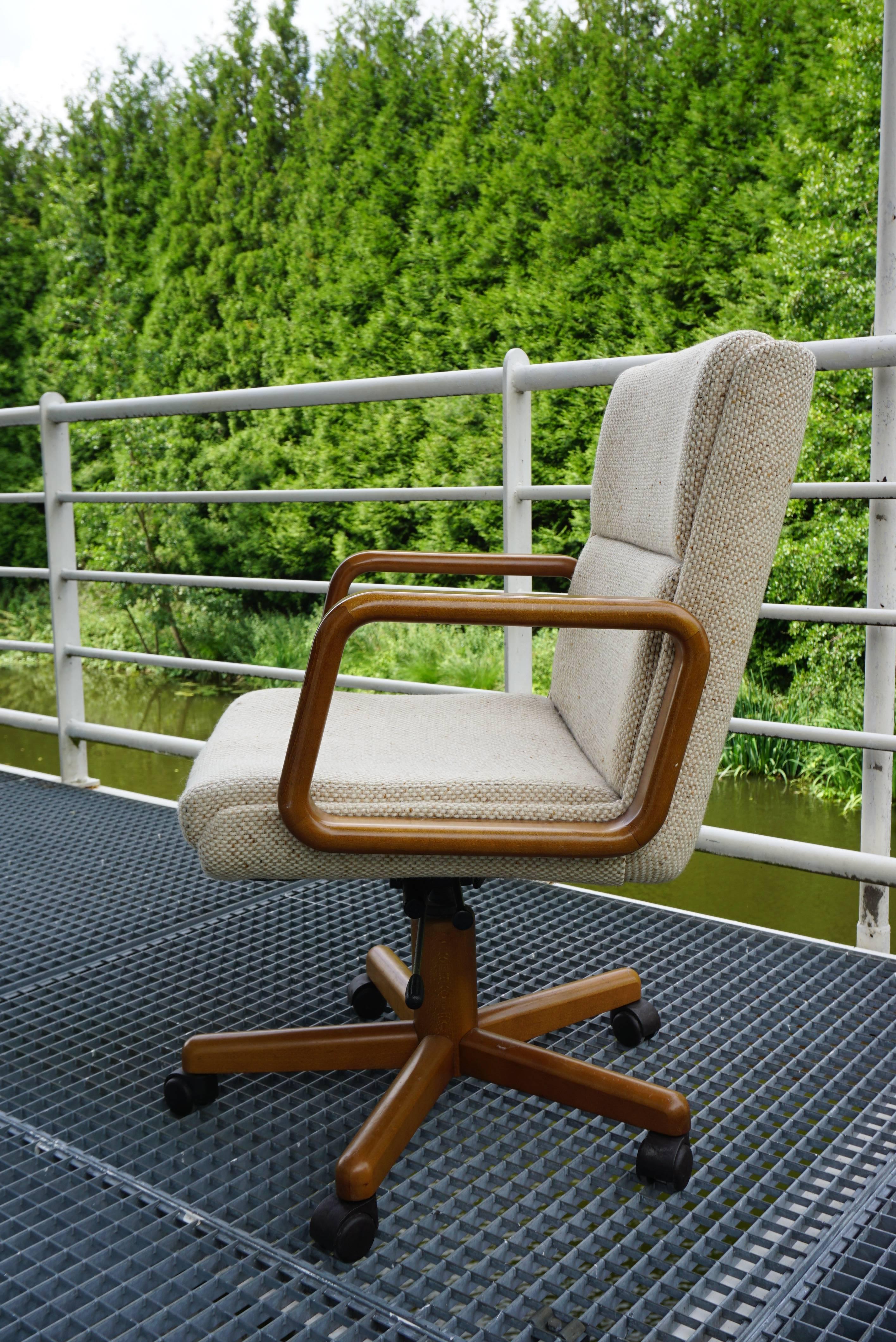 tweed desk chair