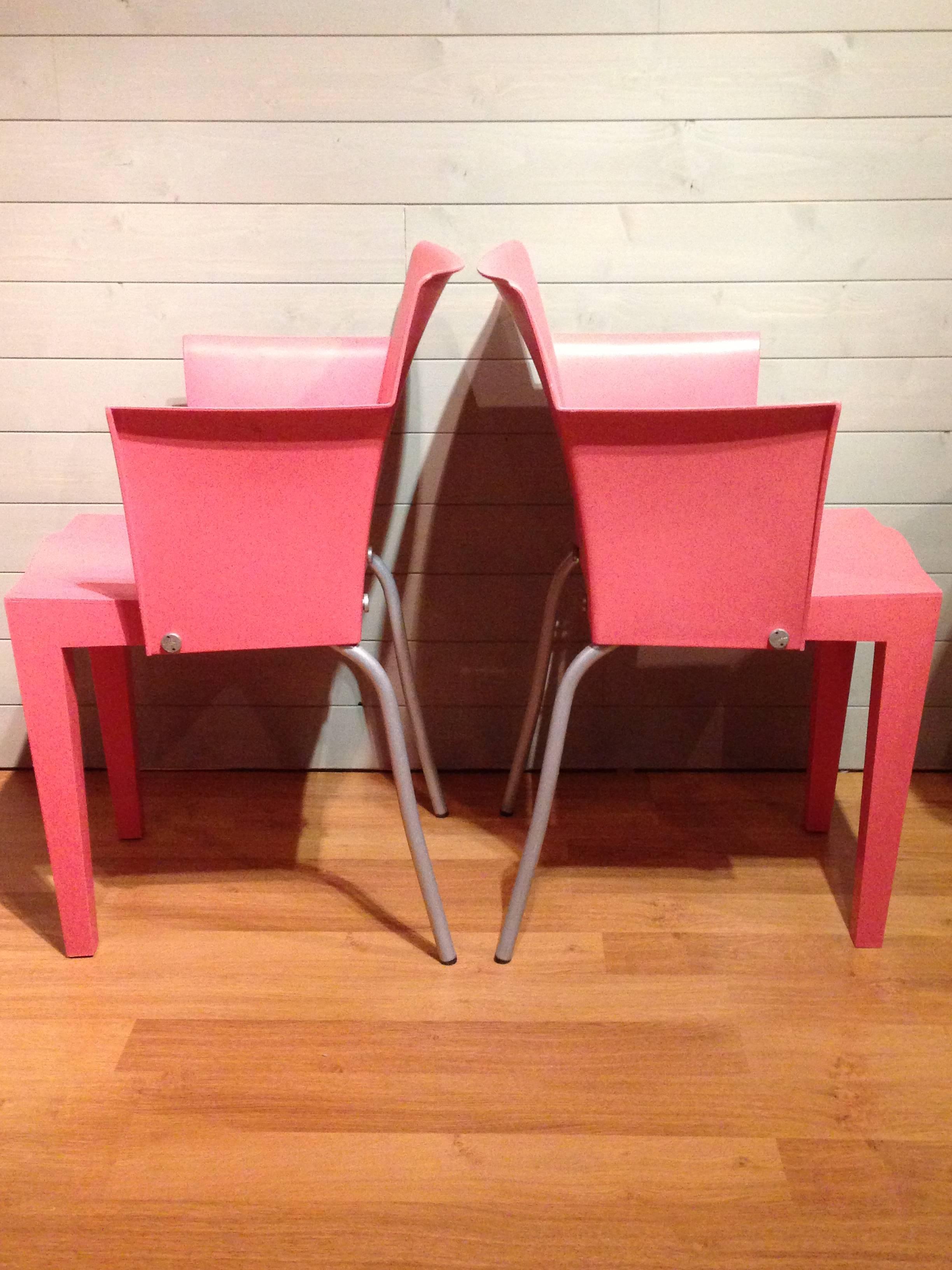 Set of 2 Armchairs by Philippe Starck Model Super Glob for Kartell In Good Condition In Tourcoing, FR