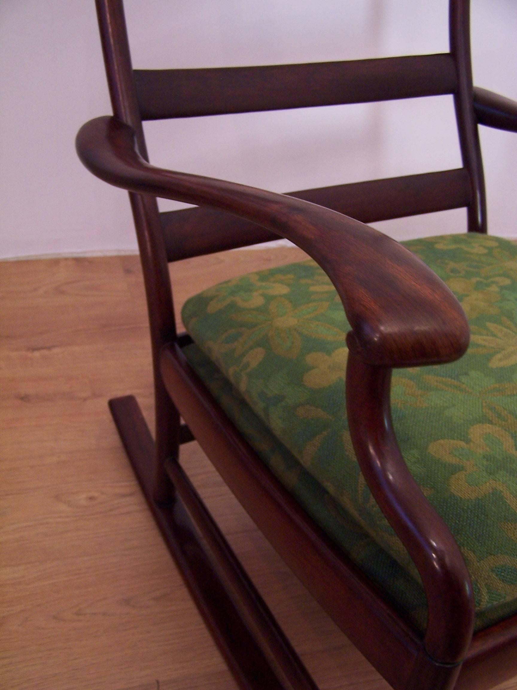 20th Century Vintage Rosewood Rocking-Chair from Simmons