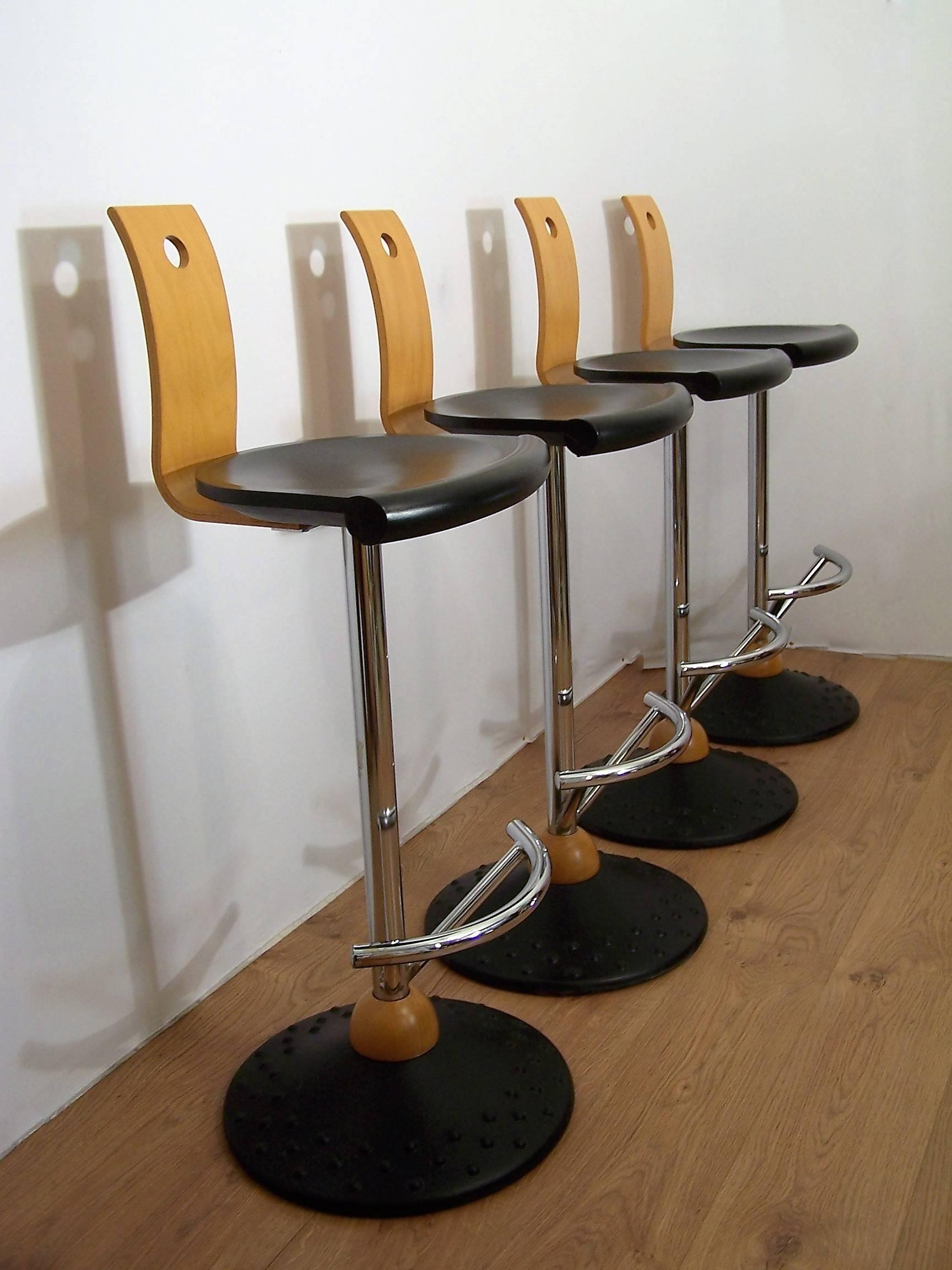 Vintage French Bar Stools by Mirima 2