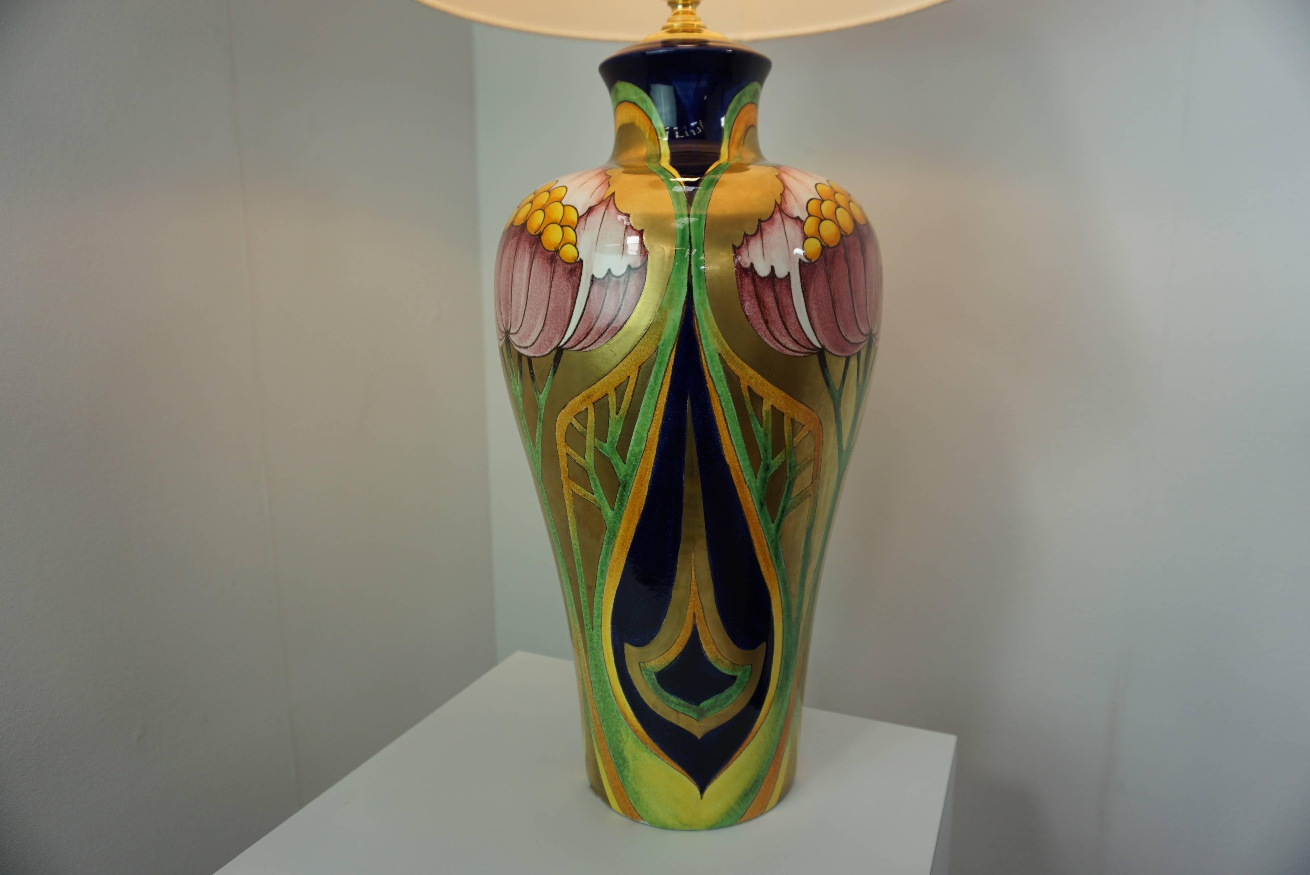 Lampe en céramique colorée de conception italienne par « Paolo Marioni » en vente 3