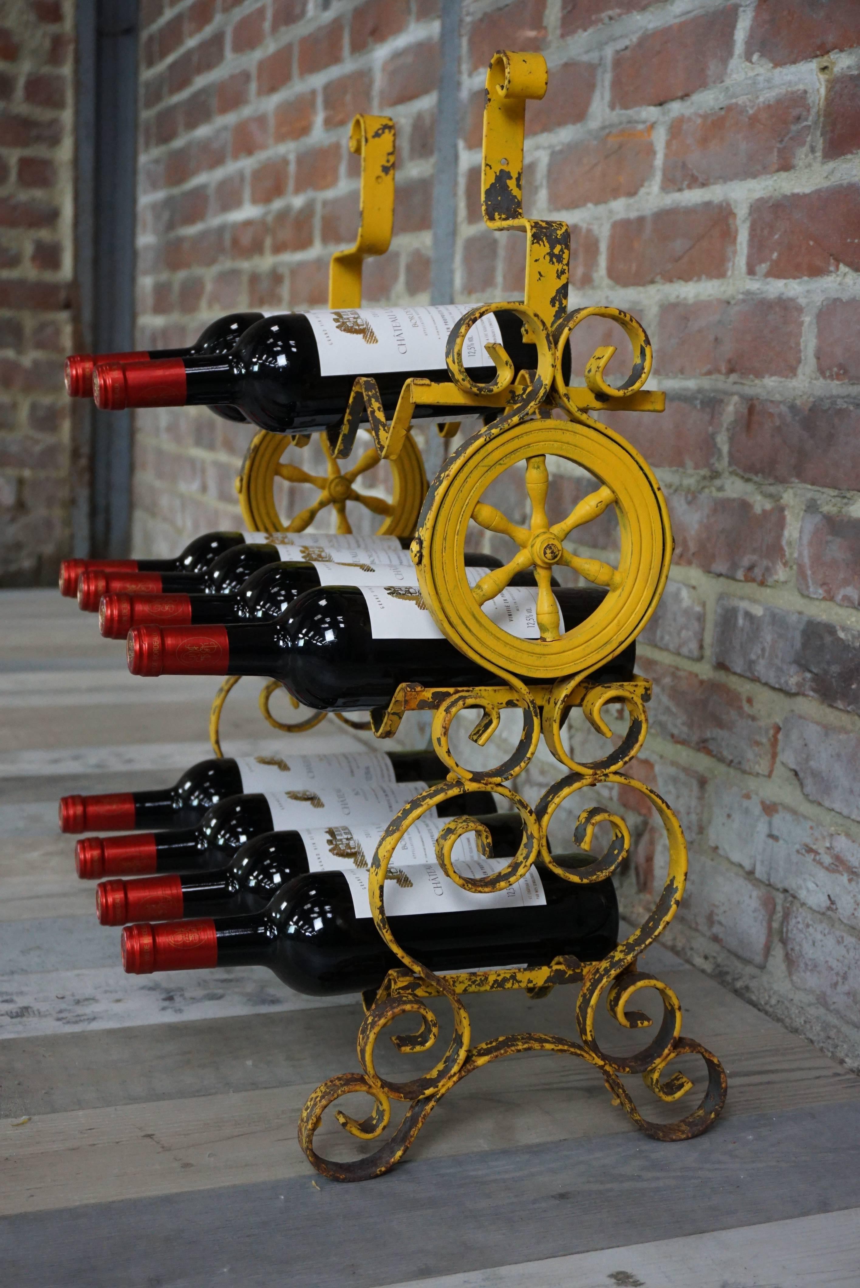 antique wine bottle holder