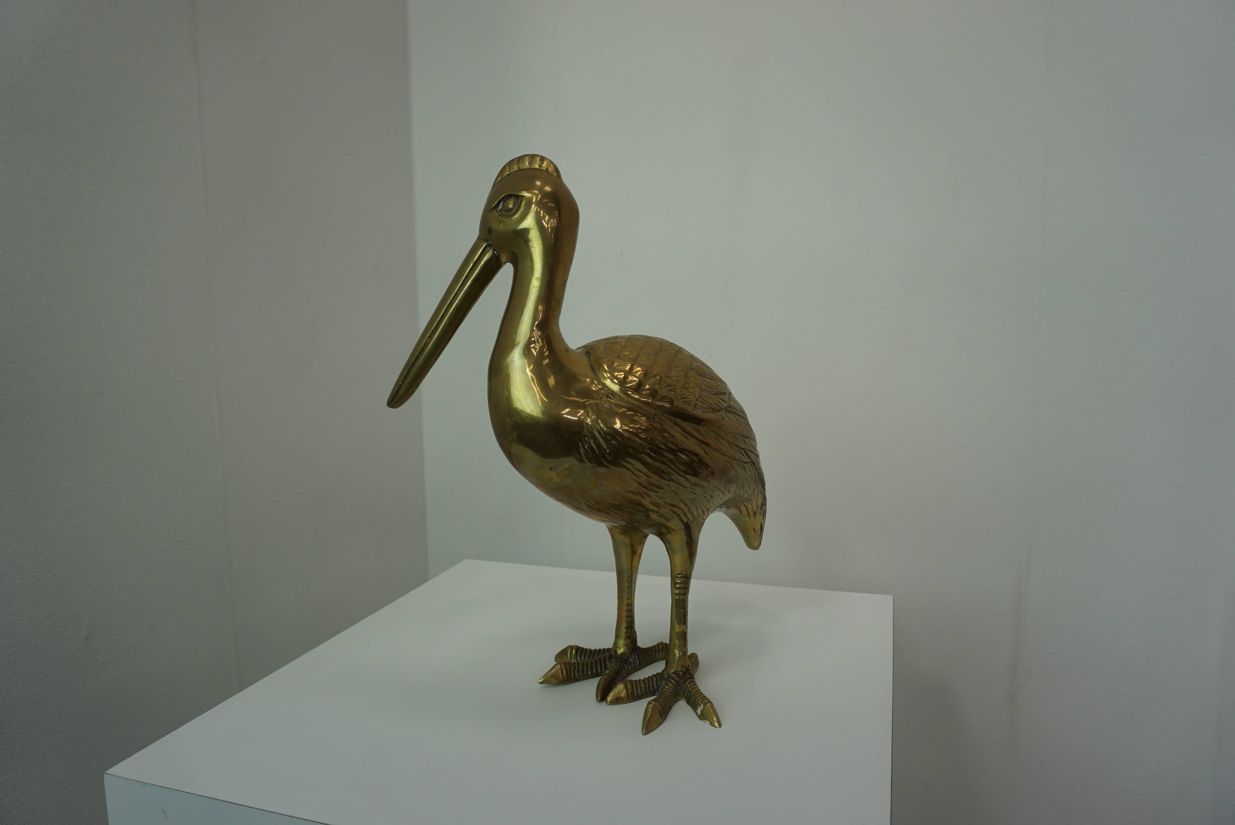 Large brass woodcock, very decorative and unique.