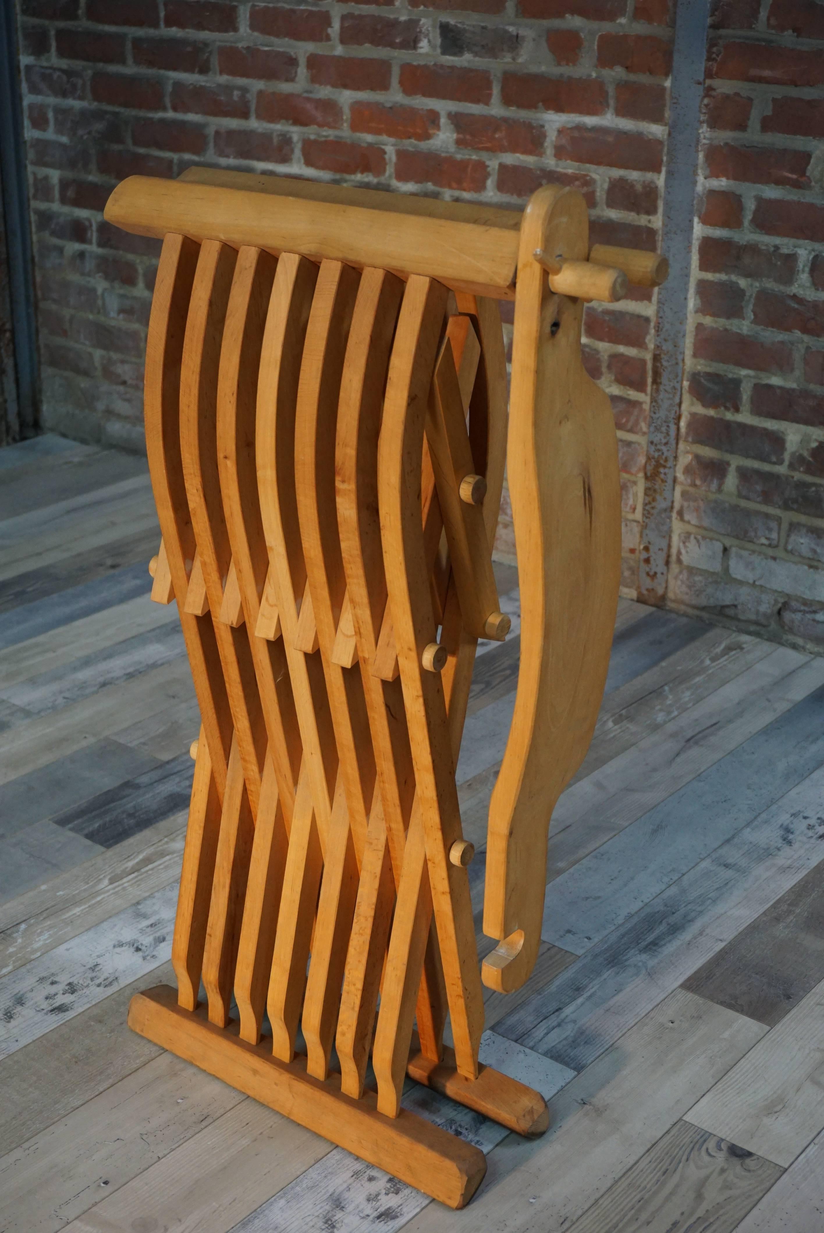 Solid Wood Folding Curule Armchair Called Savonarole 2
