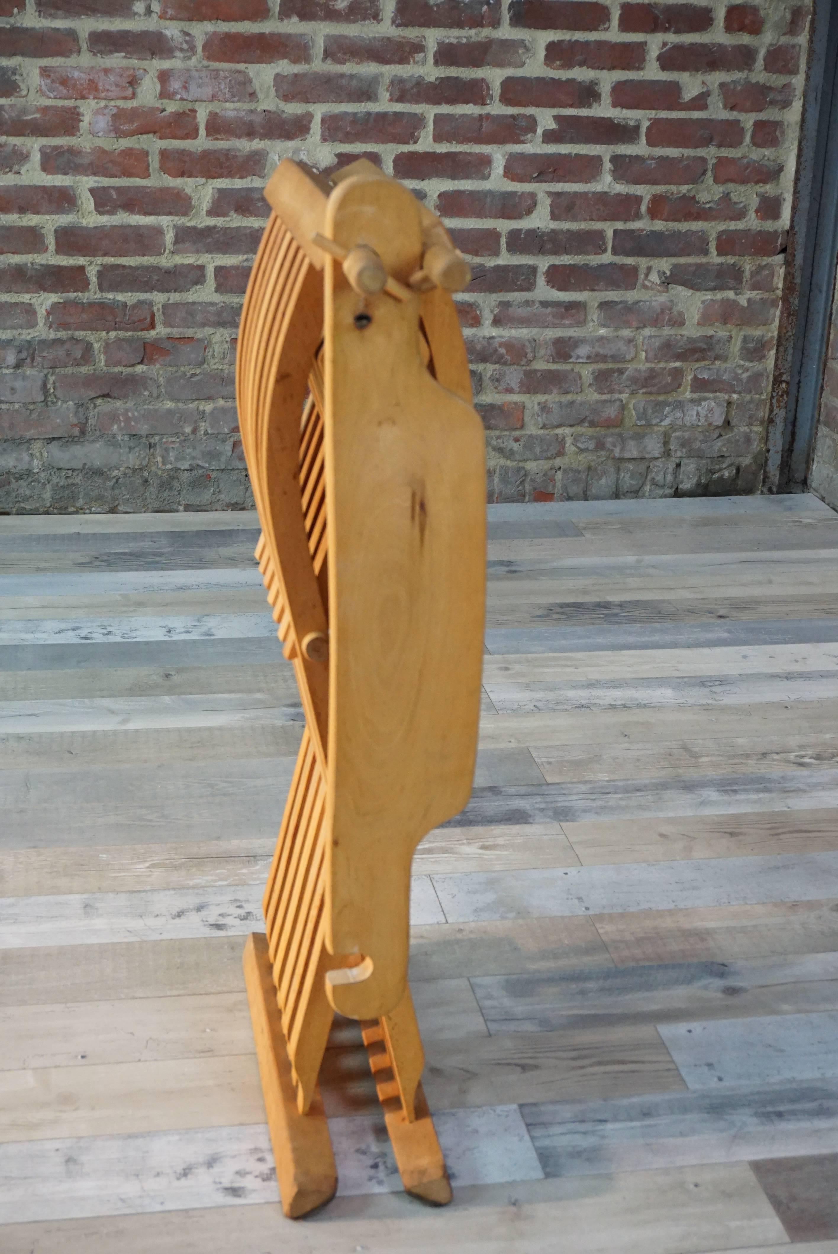Solid Wood Folding Curule Armchair Called Savonarole 4