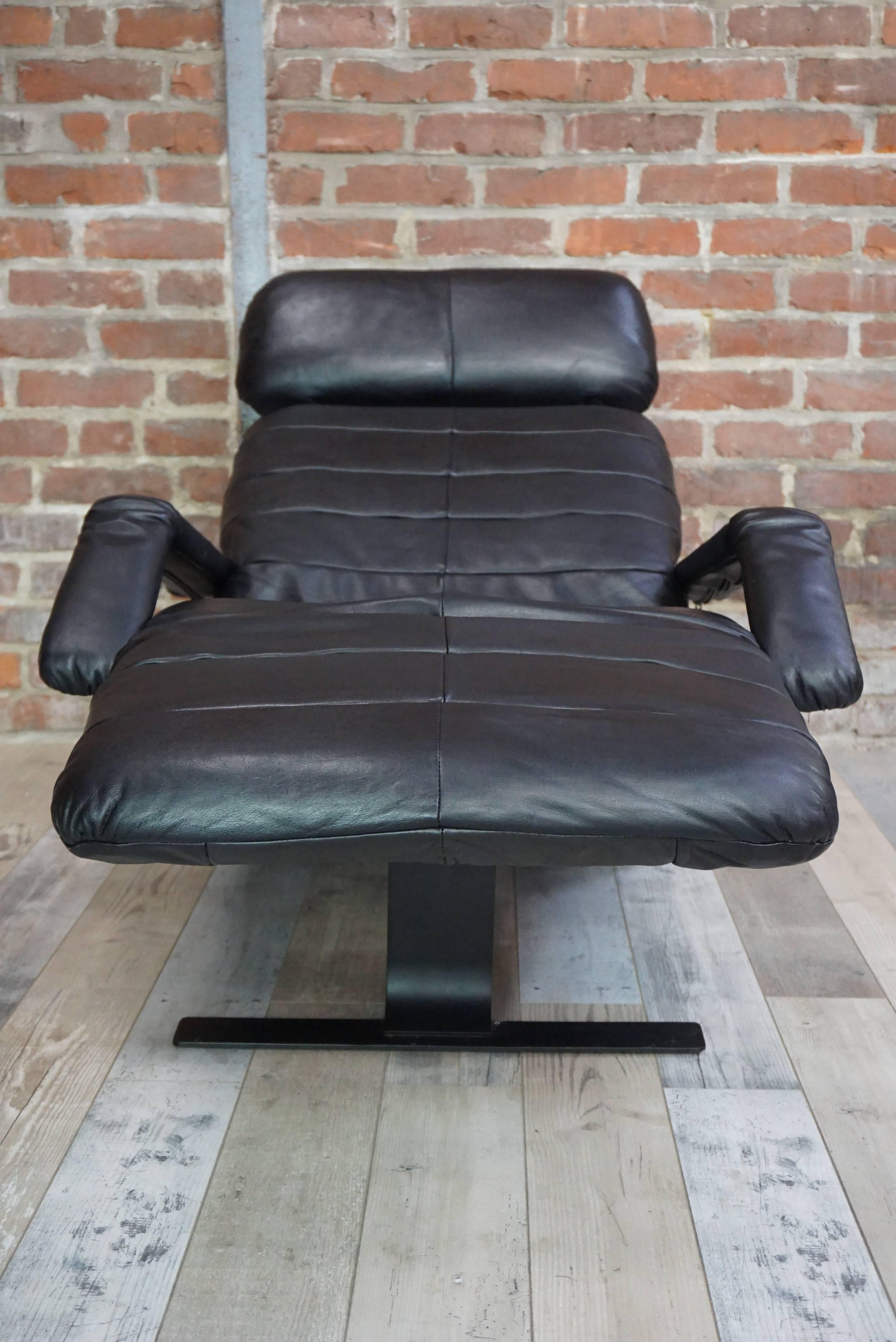 Leather Relax Armchair 'Chaise Longue' 3
