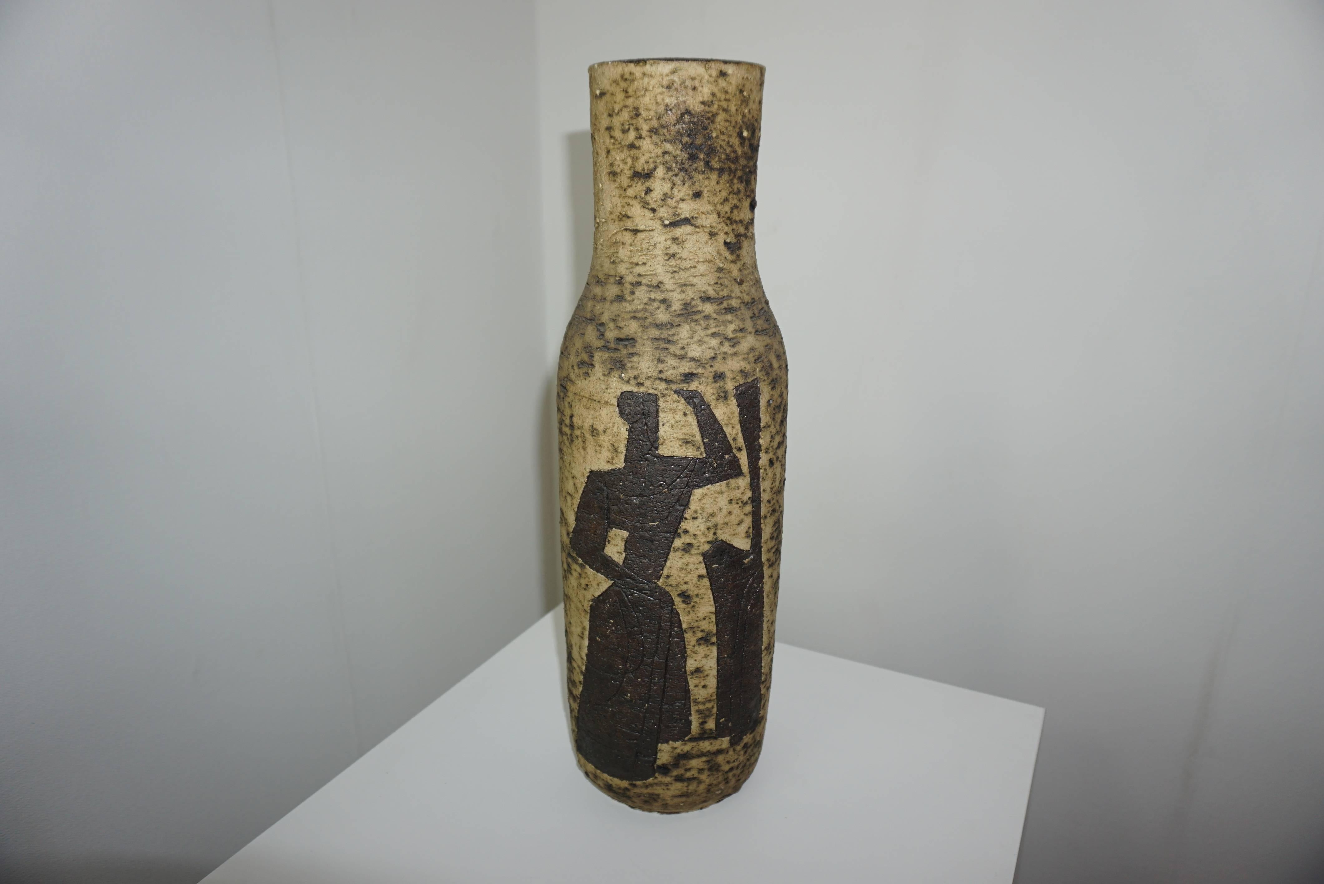 Mid-20th Century Large Handmade Vase, 1960