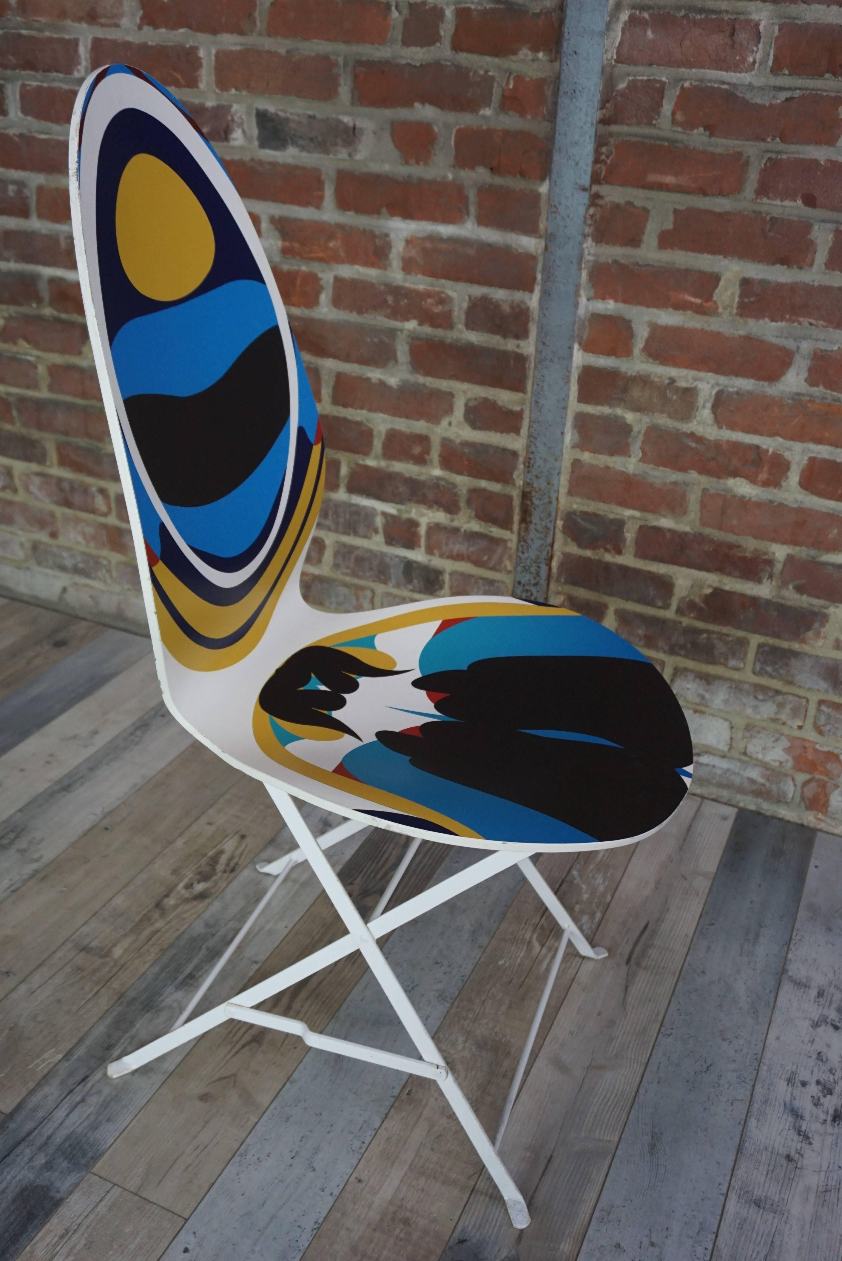 Pair of Chairs Haute Couture Christian Lacroix In Excellent Condition In Tourcoing, FR