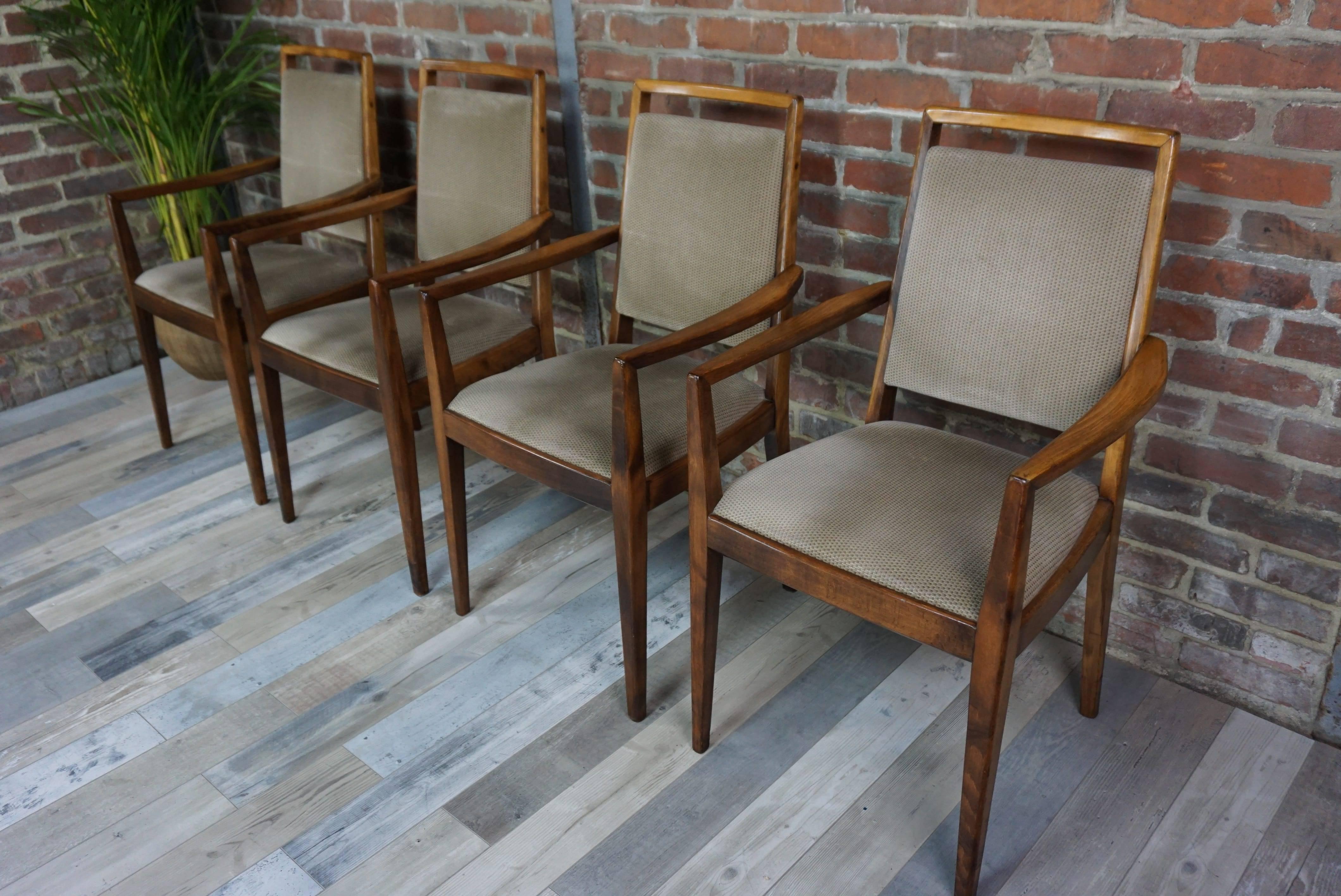 European Set of Six Scandinavian Chairs