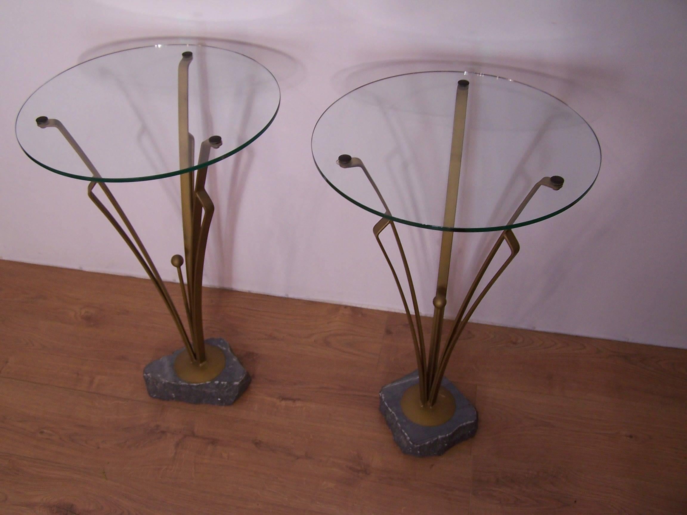 Pair of Art Deco Design Tables In Excellent Condition In Tourcoing, FR