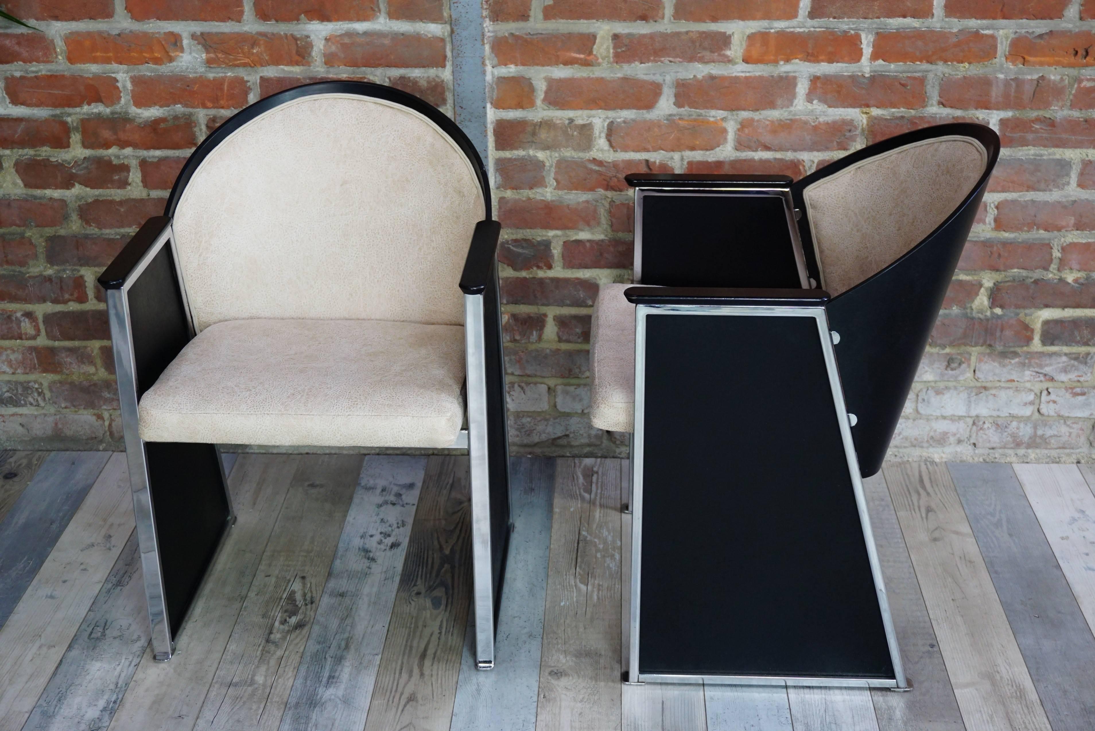 Pair of Design Armchair 