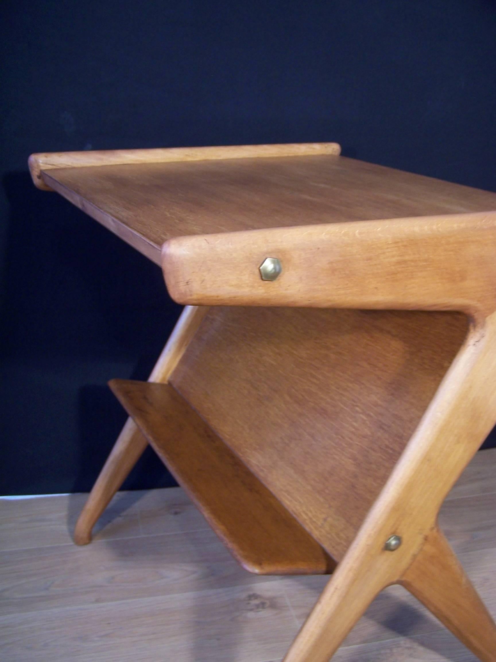 Wood Carlo Sala's Side Table