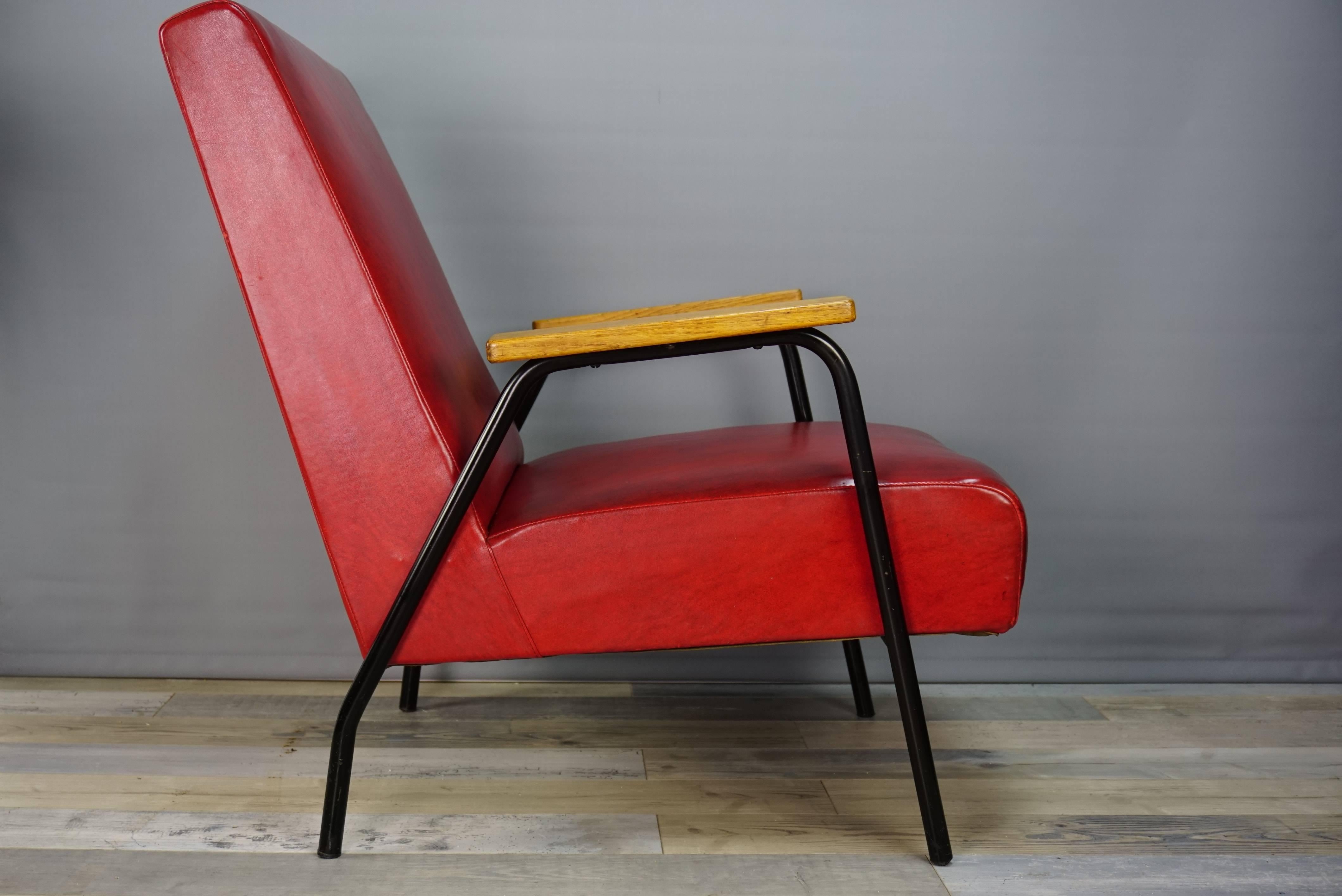 Pierre Guariche French Design of the 1950s Armchair 