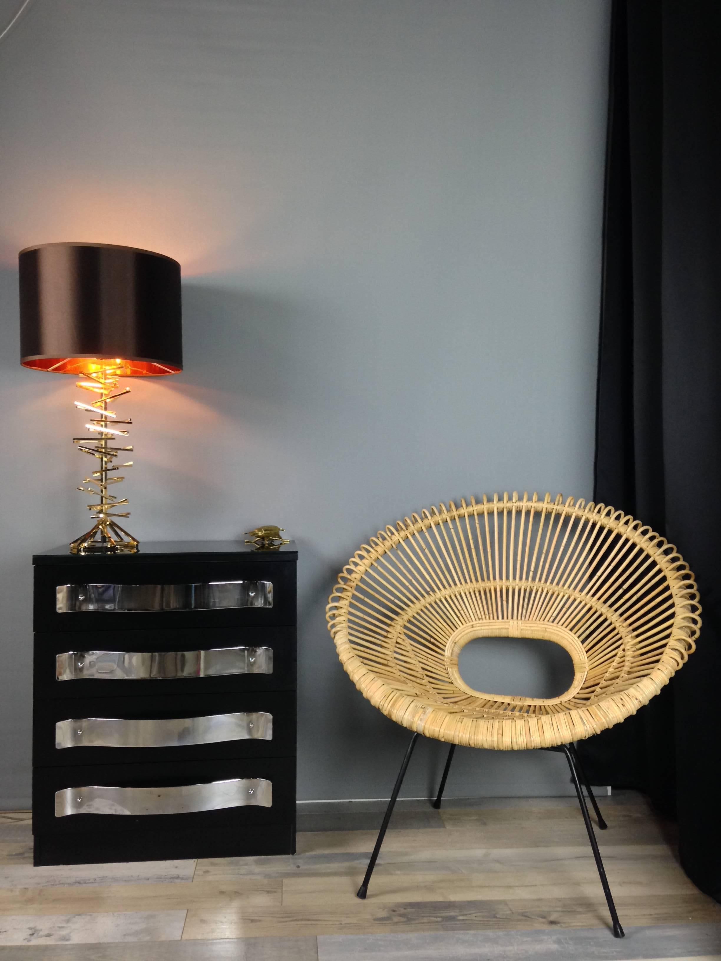 Gold Metal Table Lamp 2