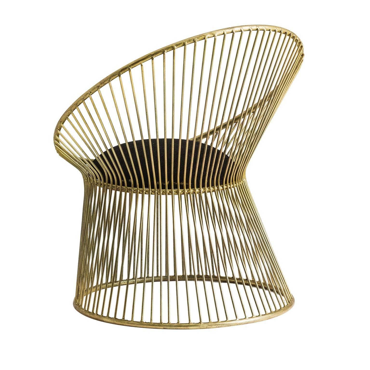 Contemporary Armchair in steel wires