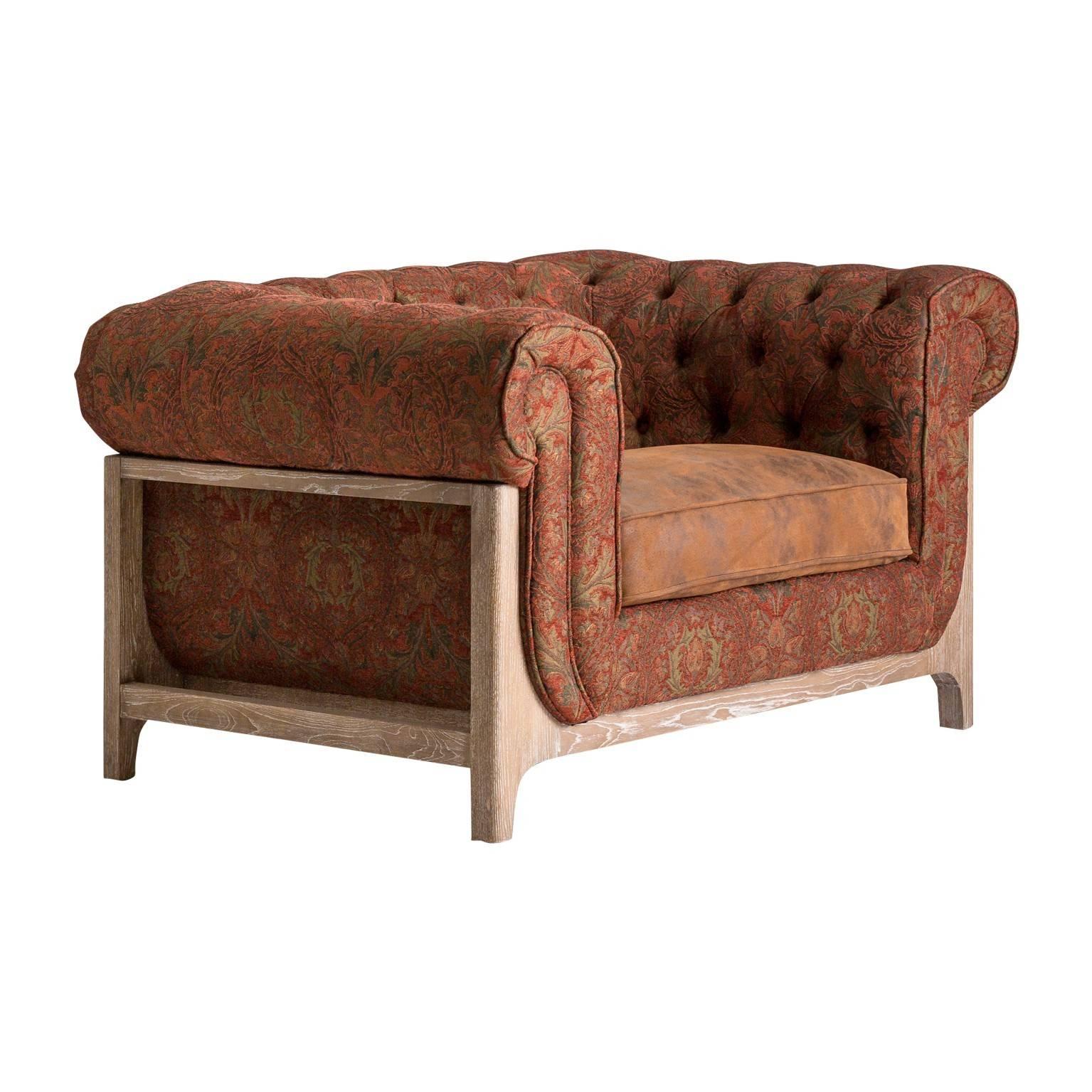 Contemporary Chesterfield style Lounge Armchair