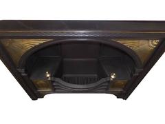 19th century Georgian Hob Grate Brass / Cast Iron Fireplace Insert