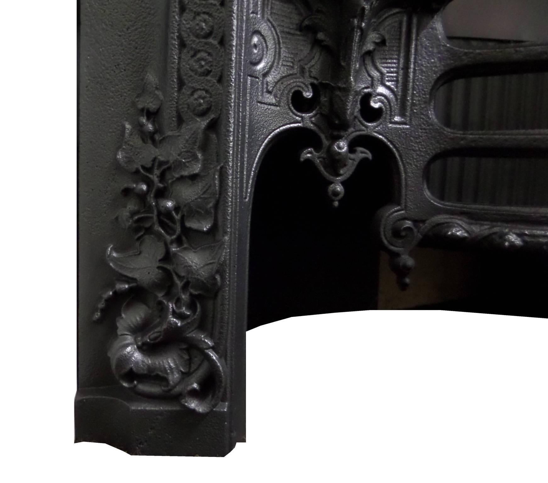 Antique Georgian Cast Iron Fireplace Insert at 1stDibs