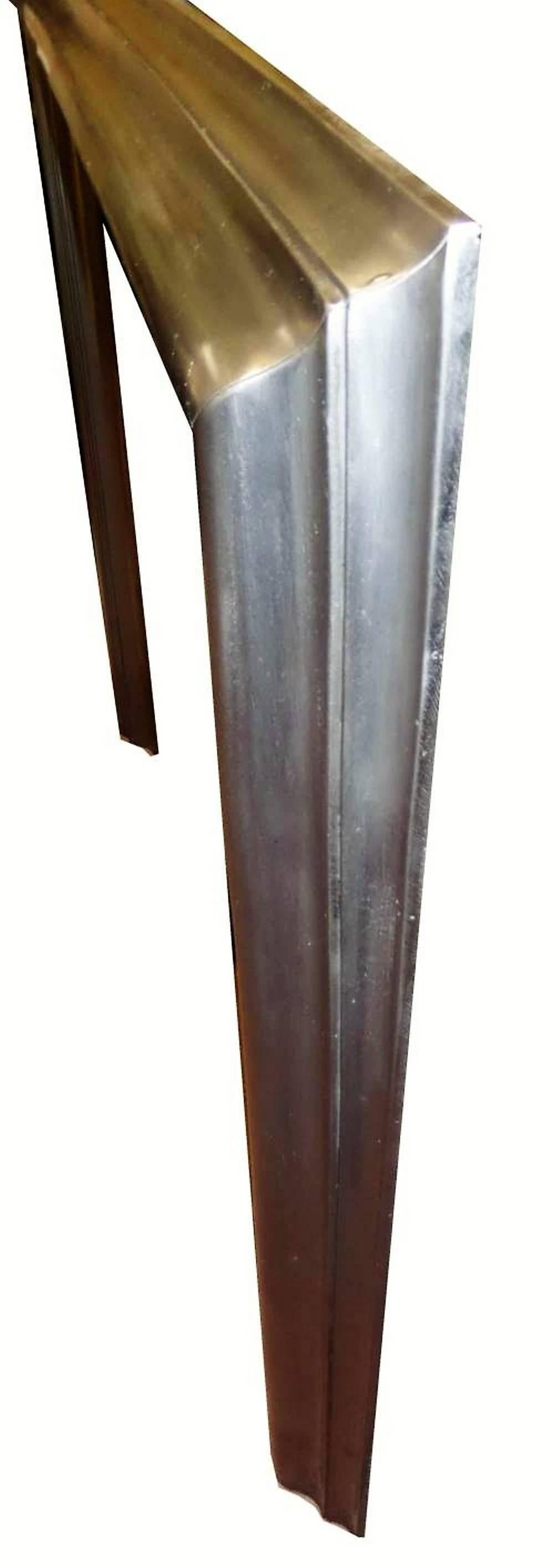 Art Deco Mid-20th Century Burnished Cast Iron Fireplace Surround For Sale