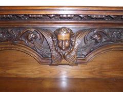 Early 19th Century Georgian Oak Mantel Fireplace Surround