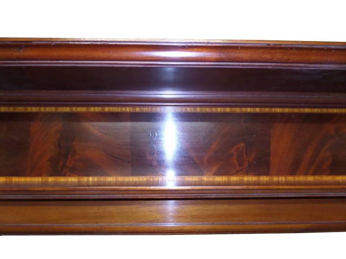 Woodwork Antique Edwardian Mahogany Wood Sheraton Revival Mantel / Surround