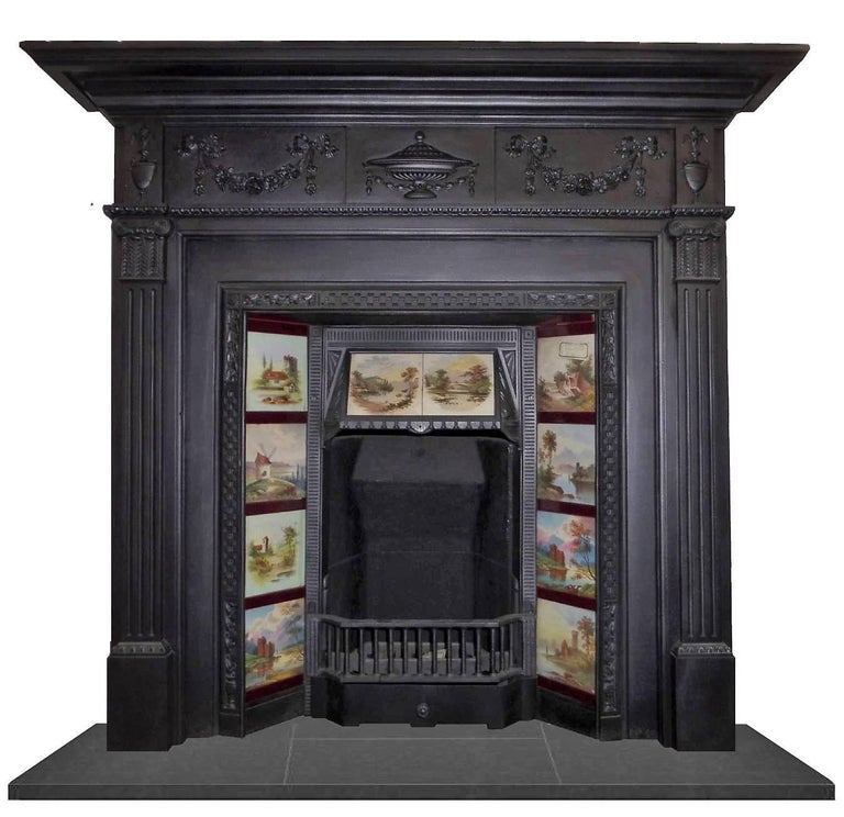 19th Century Victorian Cast Iron Surround For Sale at 1stDibs