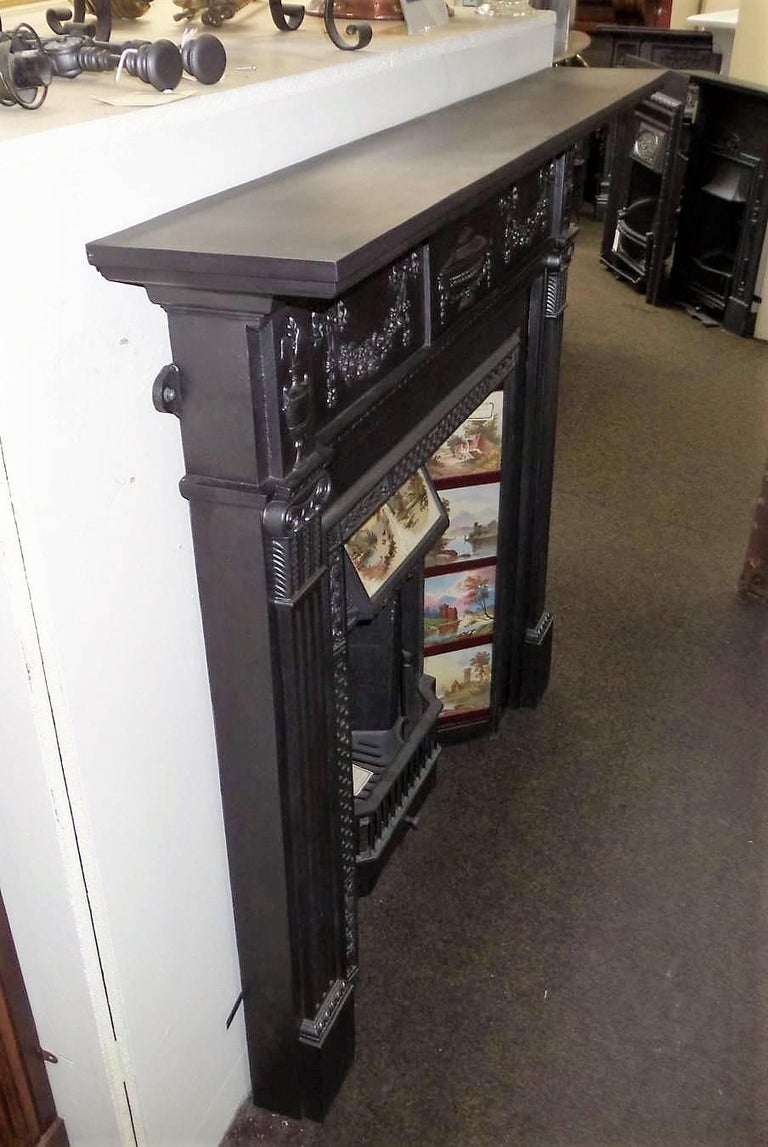 19th Century Victorian Cast Iron Surround For Sale at 1stDibs