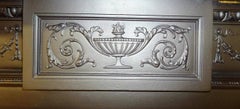 19th Century Neoclassical Cast Iron Fireplace Surround