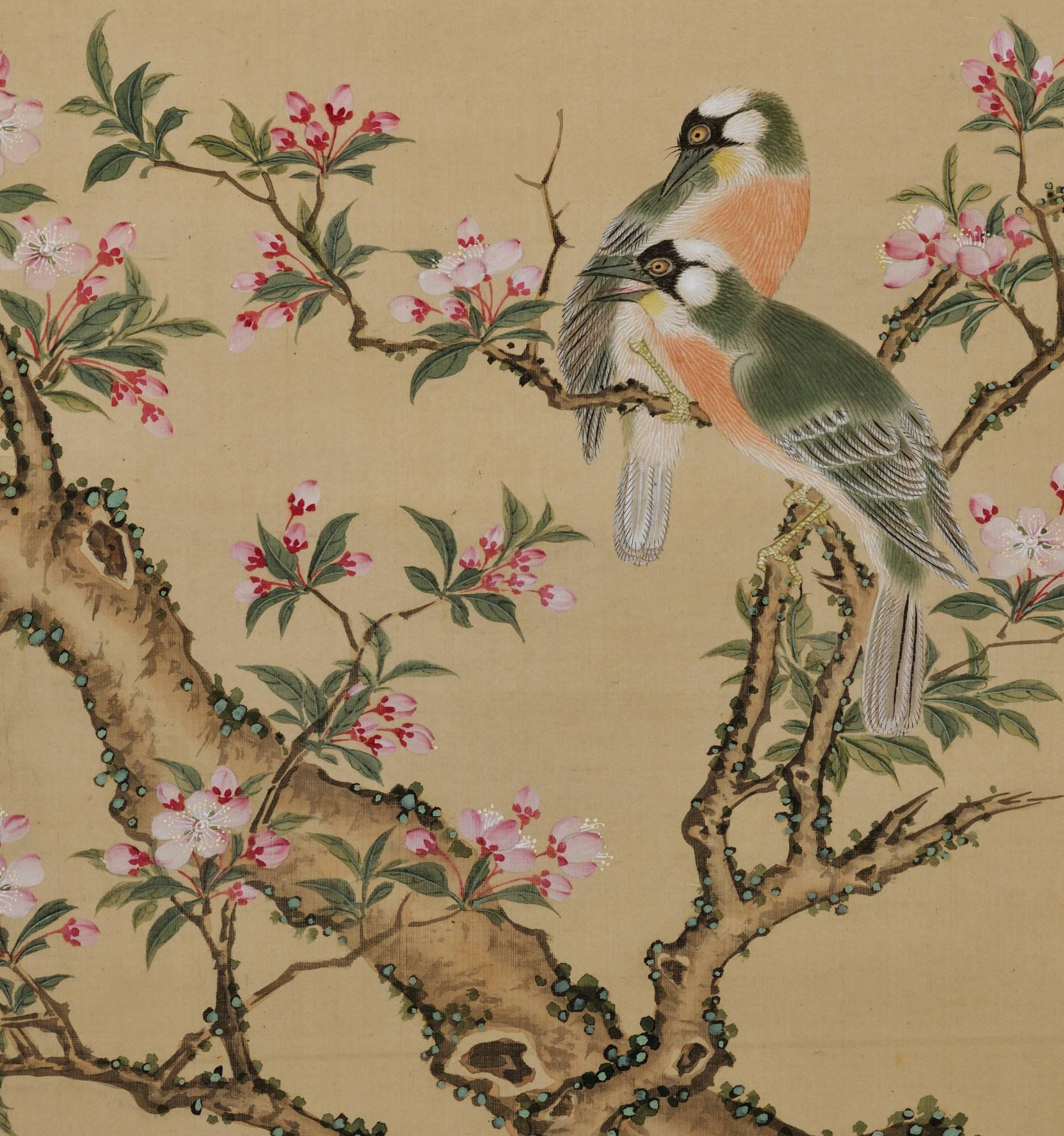 japanese bird paintings