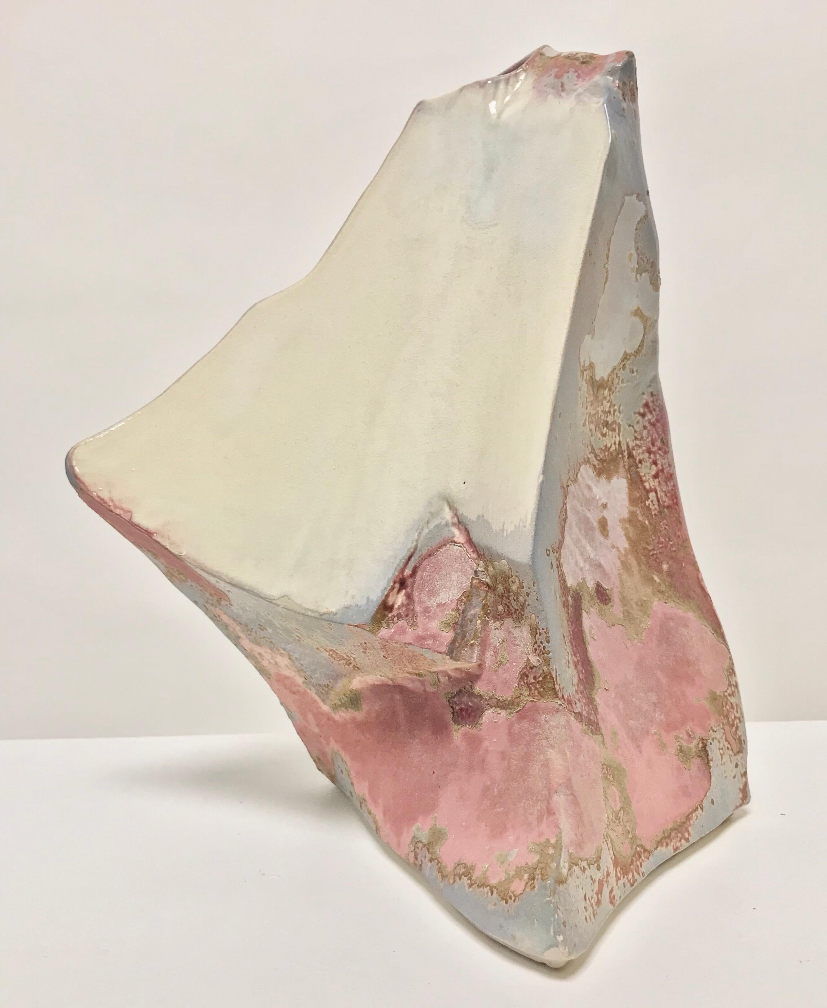 Tony Evans Raku Pottery Vase For Sale 2