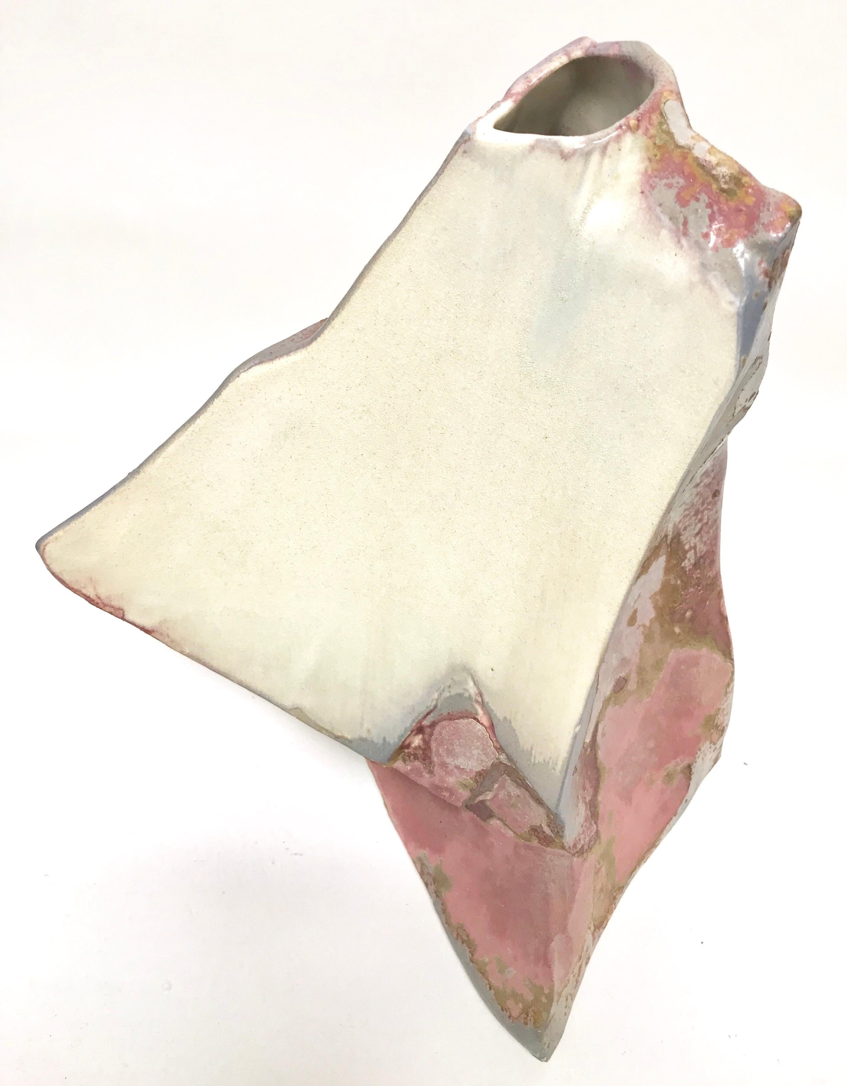 Tony Evans Raku Pottery Vase For Sale 3