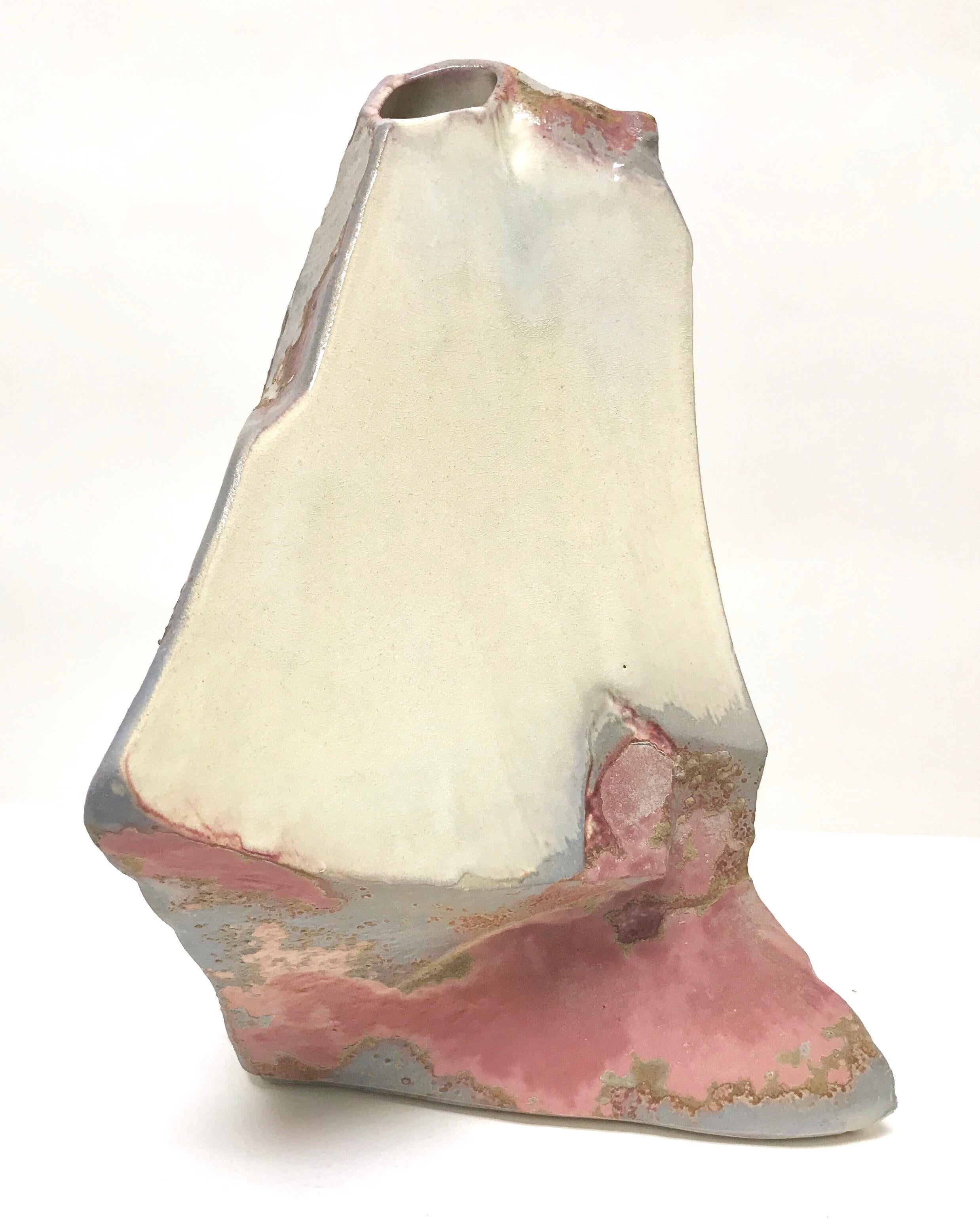 Tony Evans Raku Pottery Vase For Sale 7