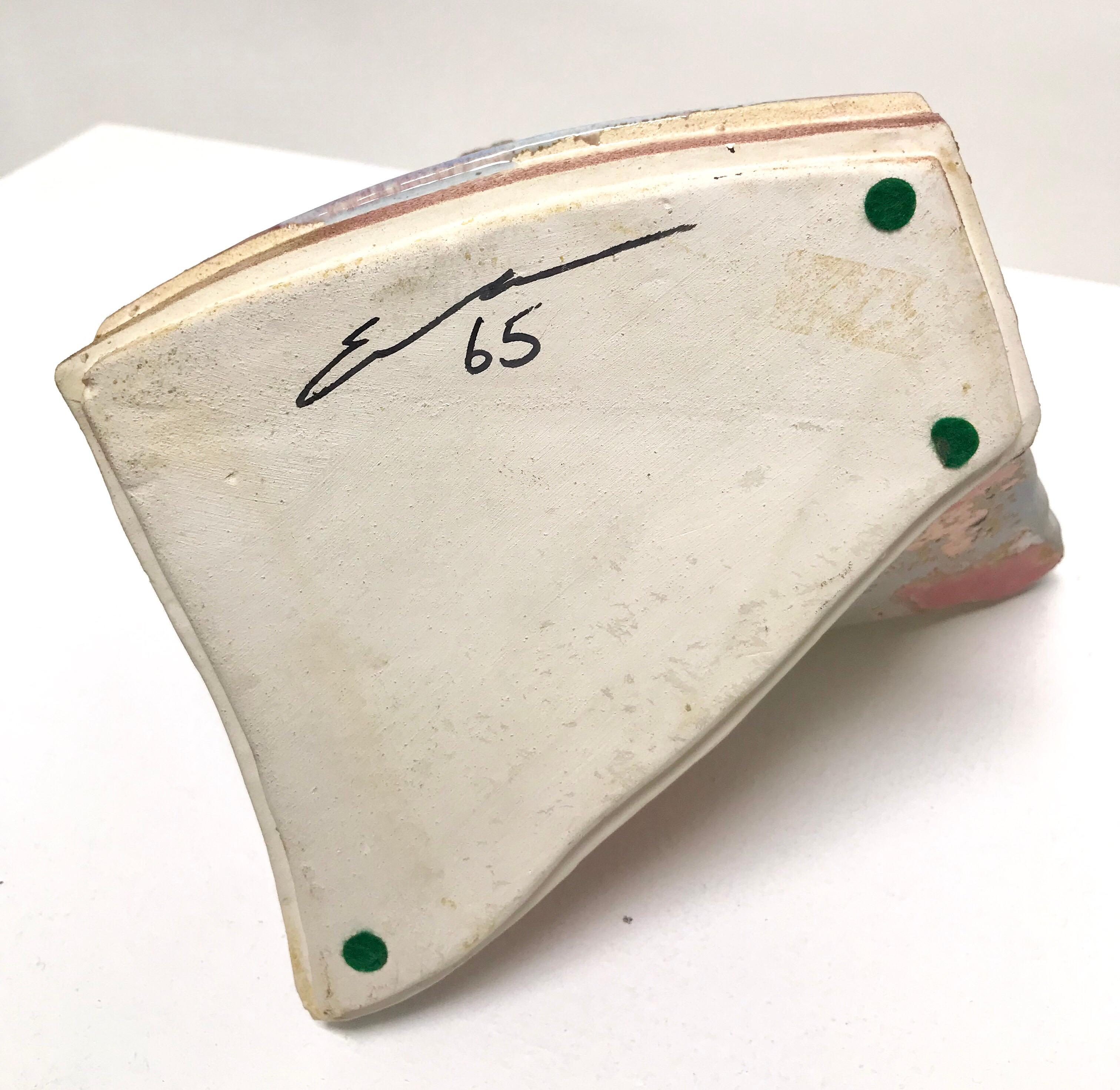 Tony Evans Raku Pottery Vase For Sale 11