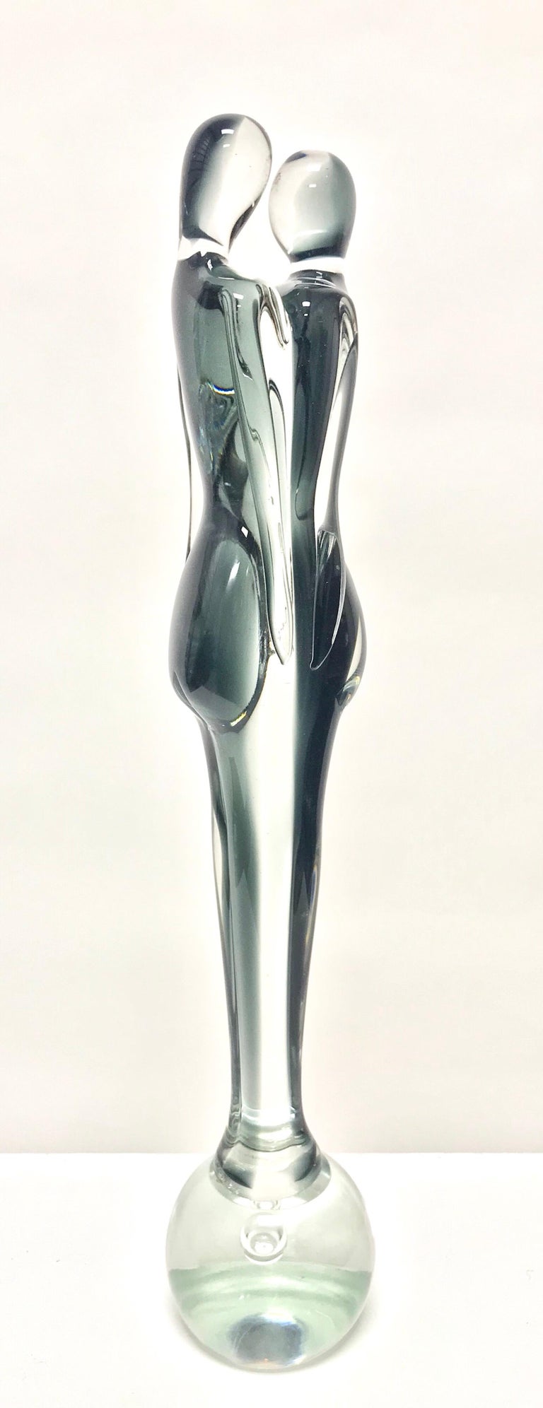 Murano Glass Sculpture Attributed to Pino Signoretto For Sale at