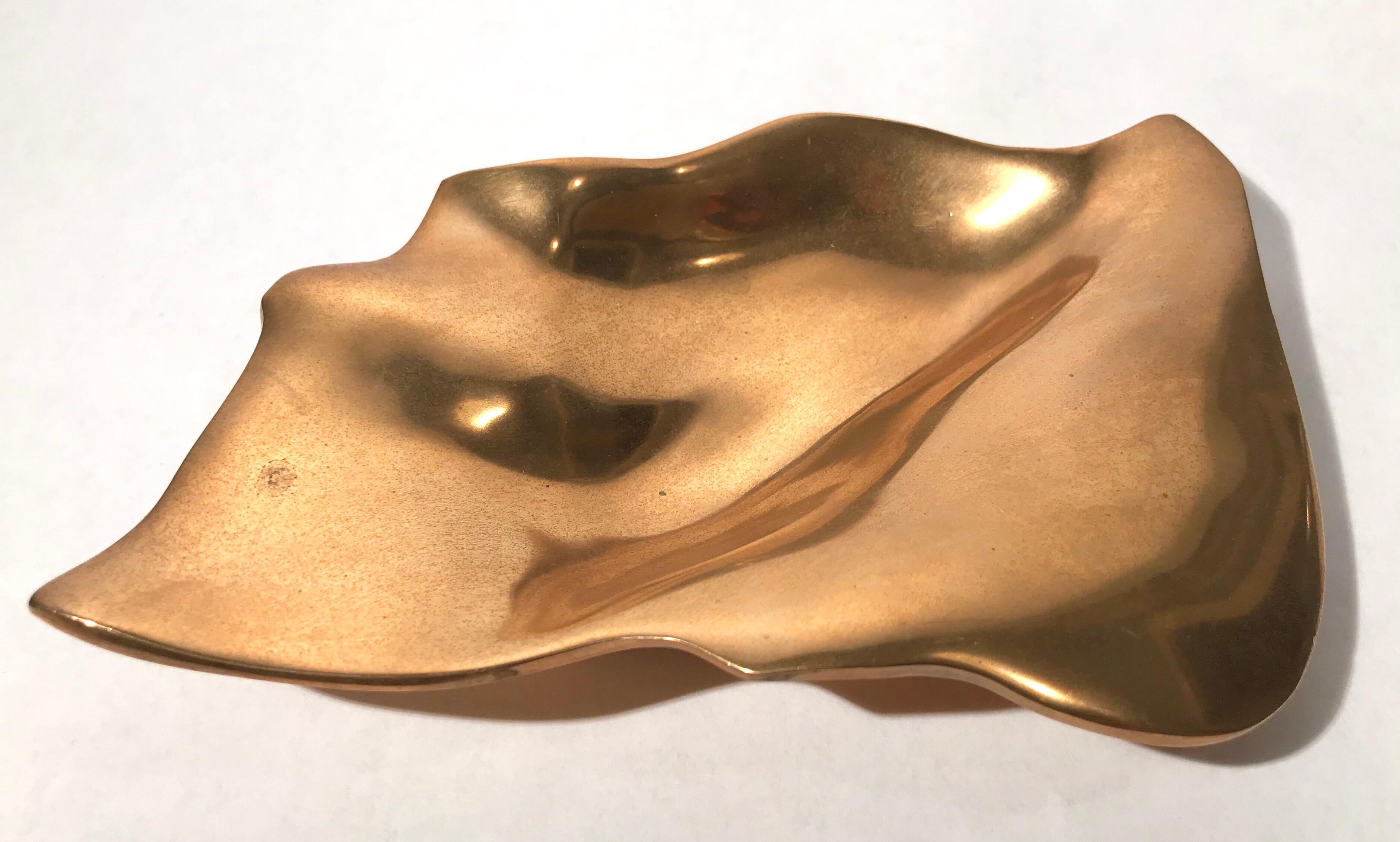 Michel Jaubert Sculptural Bronze Dish Vide Poche 4